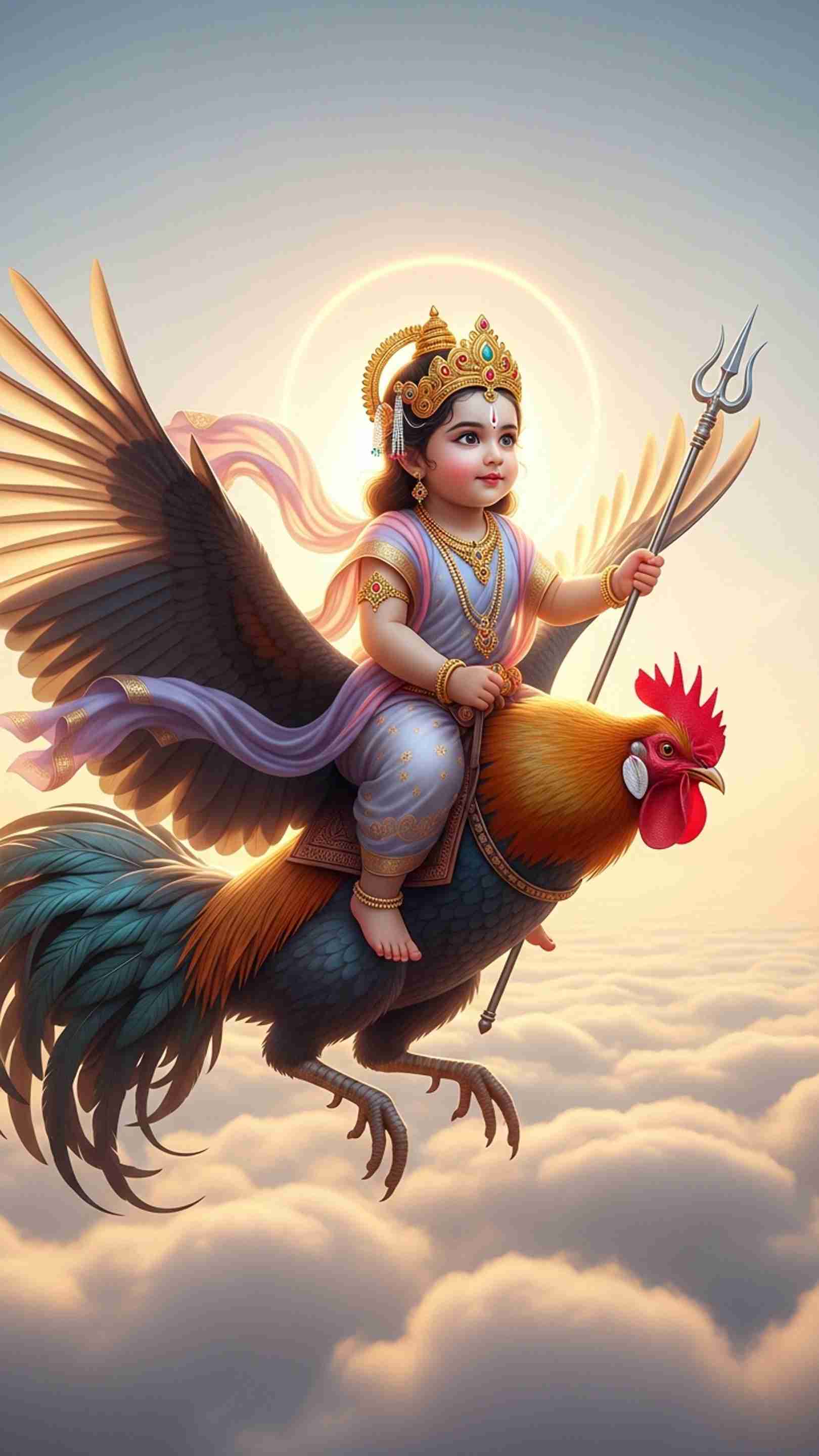 Bahuchar Maa Mobile Wallpaper