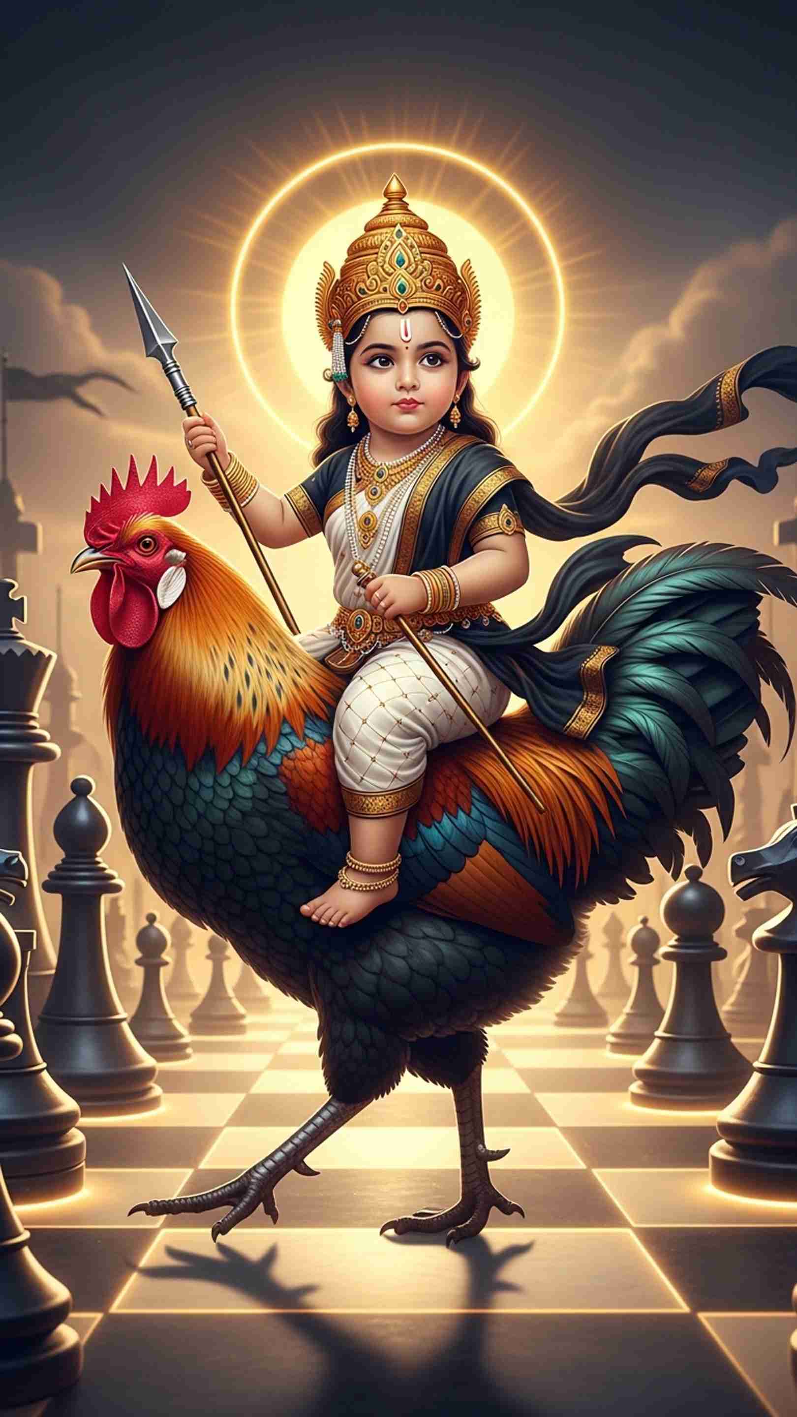 Bahuchar Maa Mobile Wallpaper
