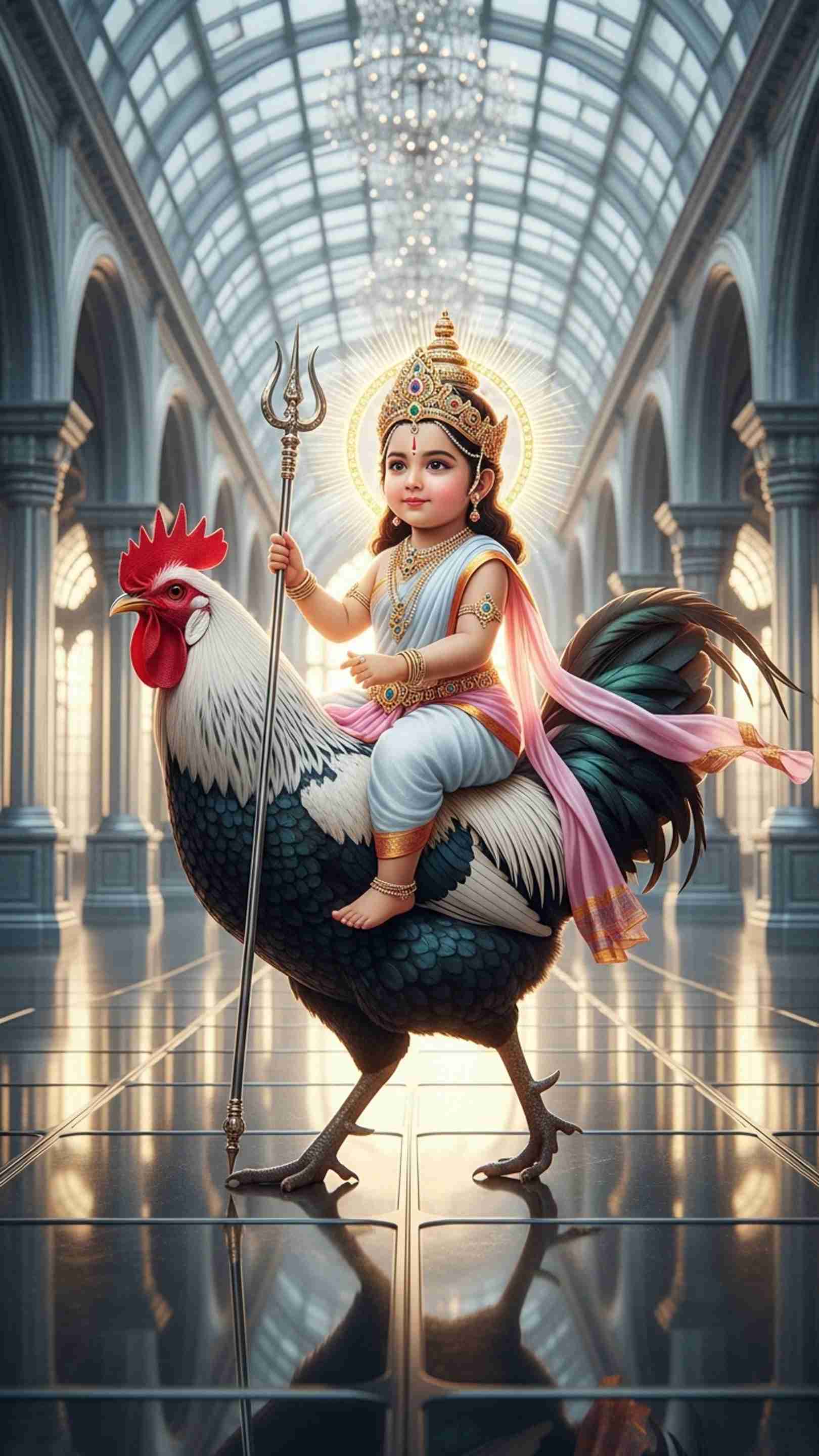 Bahuchar Maa Mobile Wallpaper