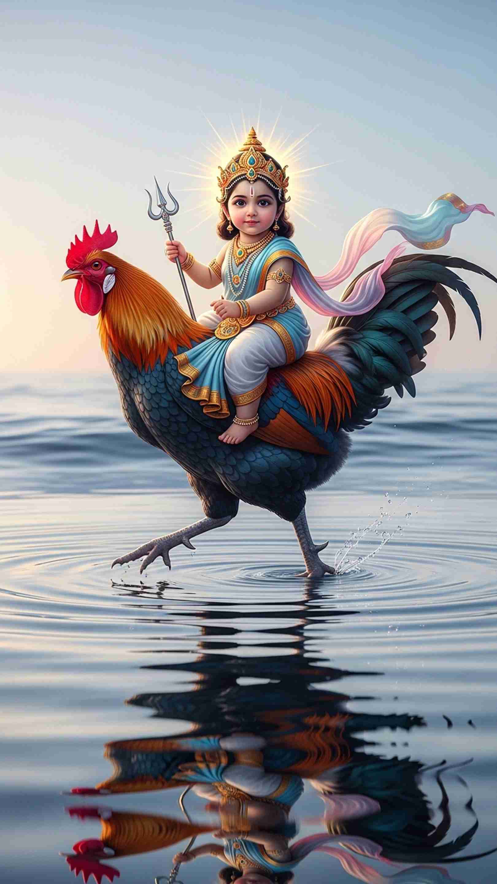 Bahuchar Maa Mobile Wallpaper