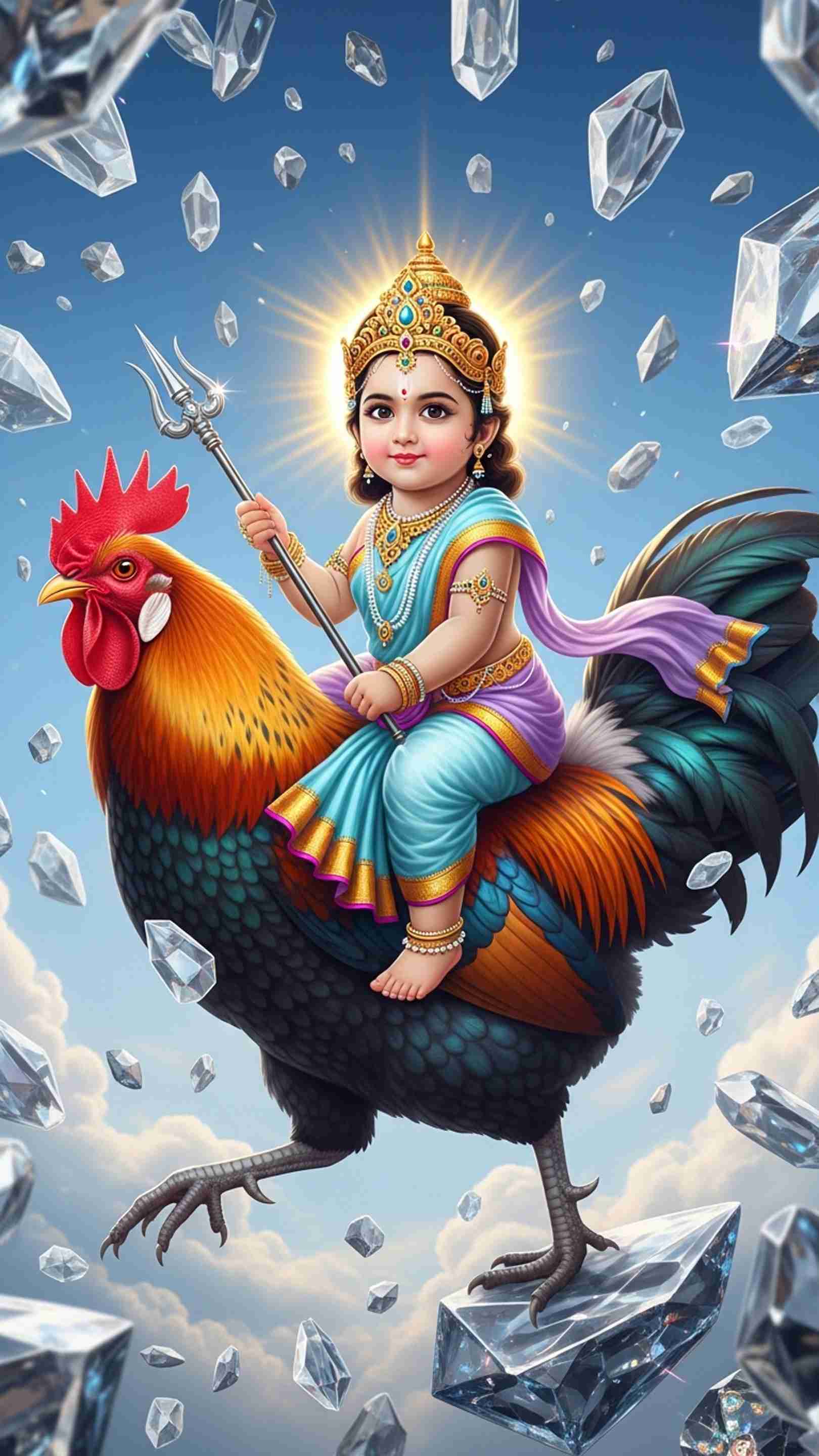 Bahuchar Maa Mobile Wallpaper
