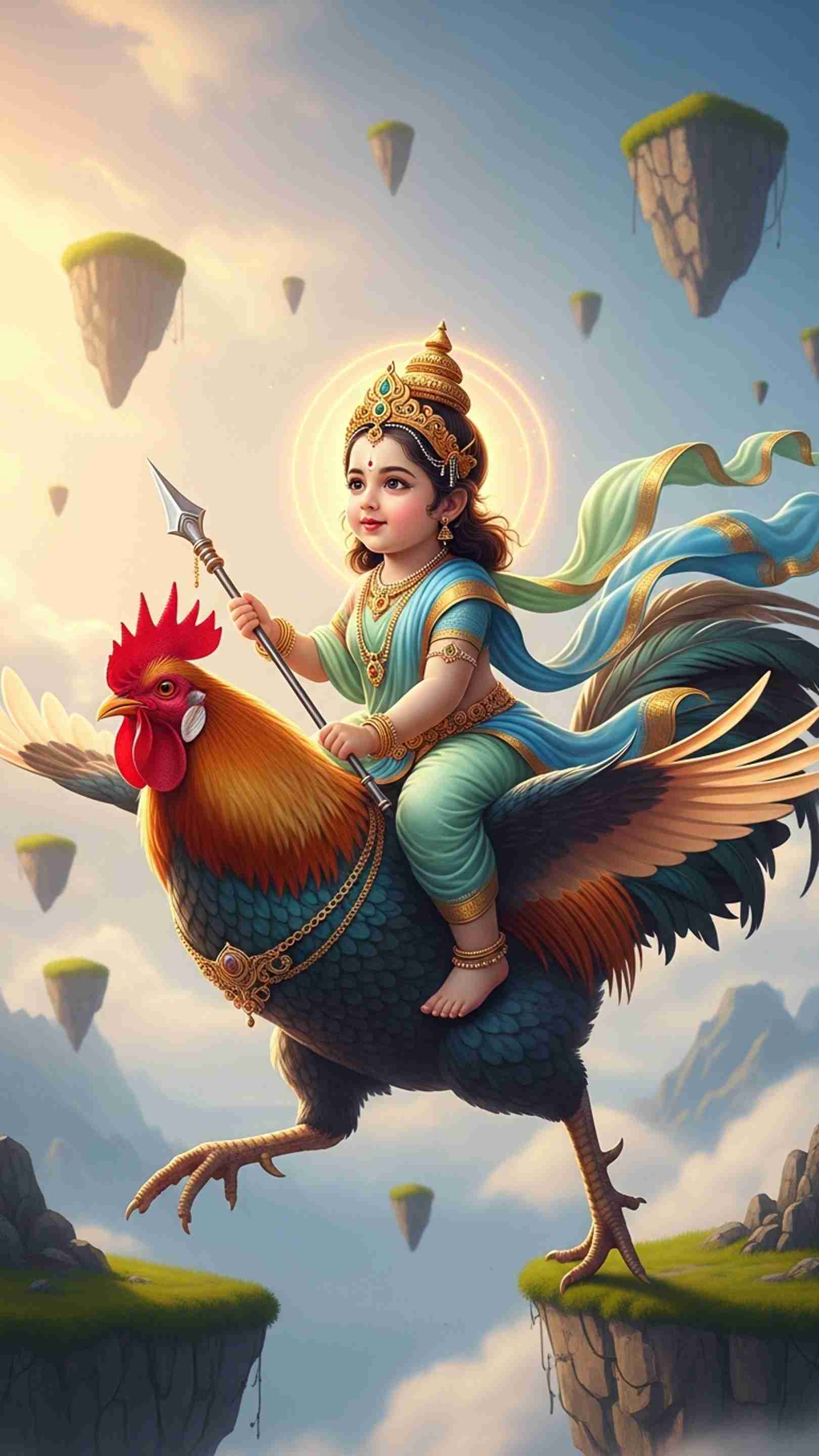 Bahuchar Maa Mobile Wallpaper