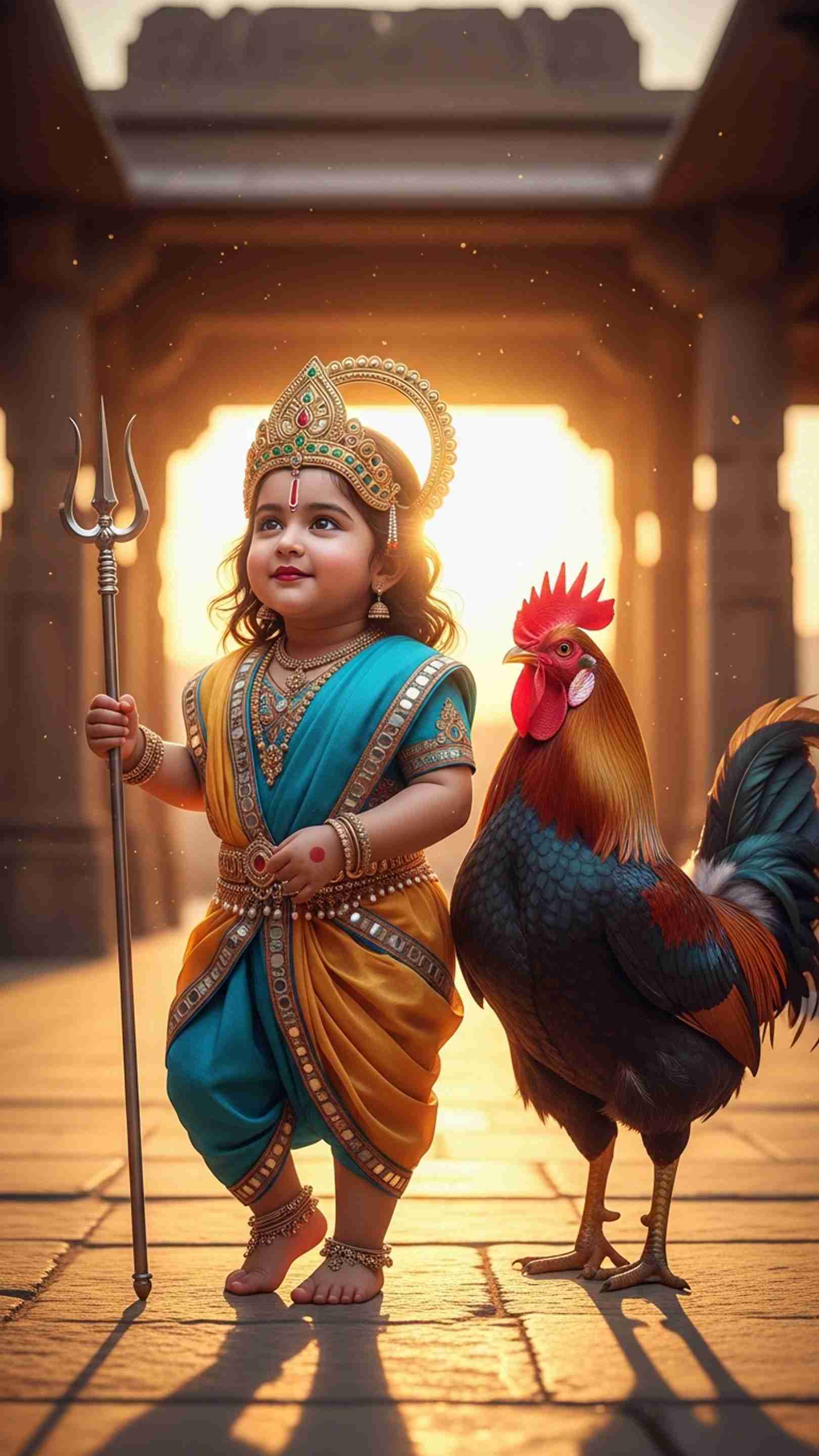 Bahuchar Maa Mobile Wallpaper
