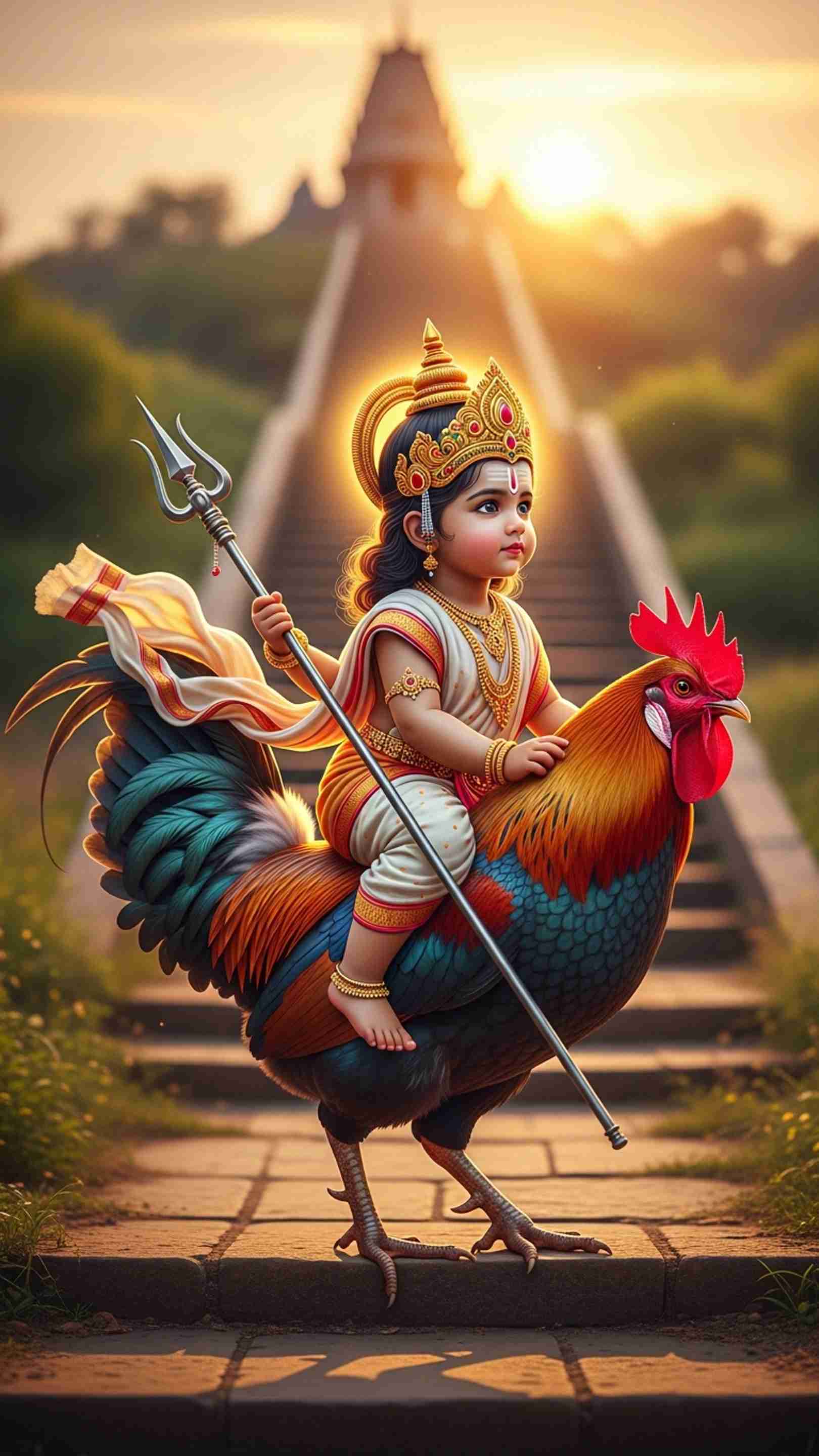 Bahuchar Maa Mobile Wallpaper