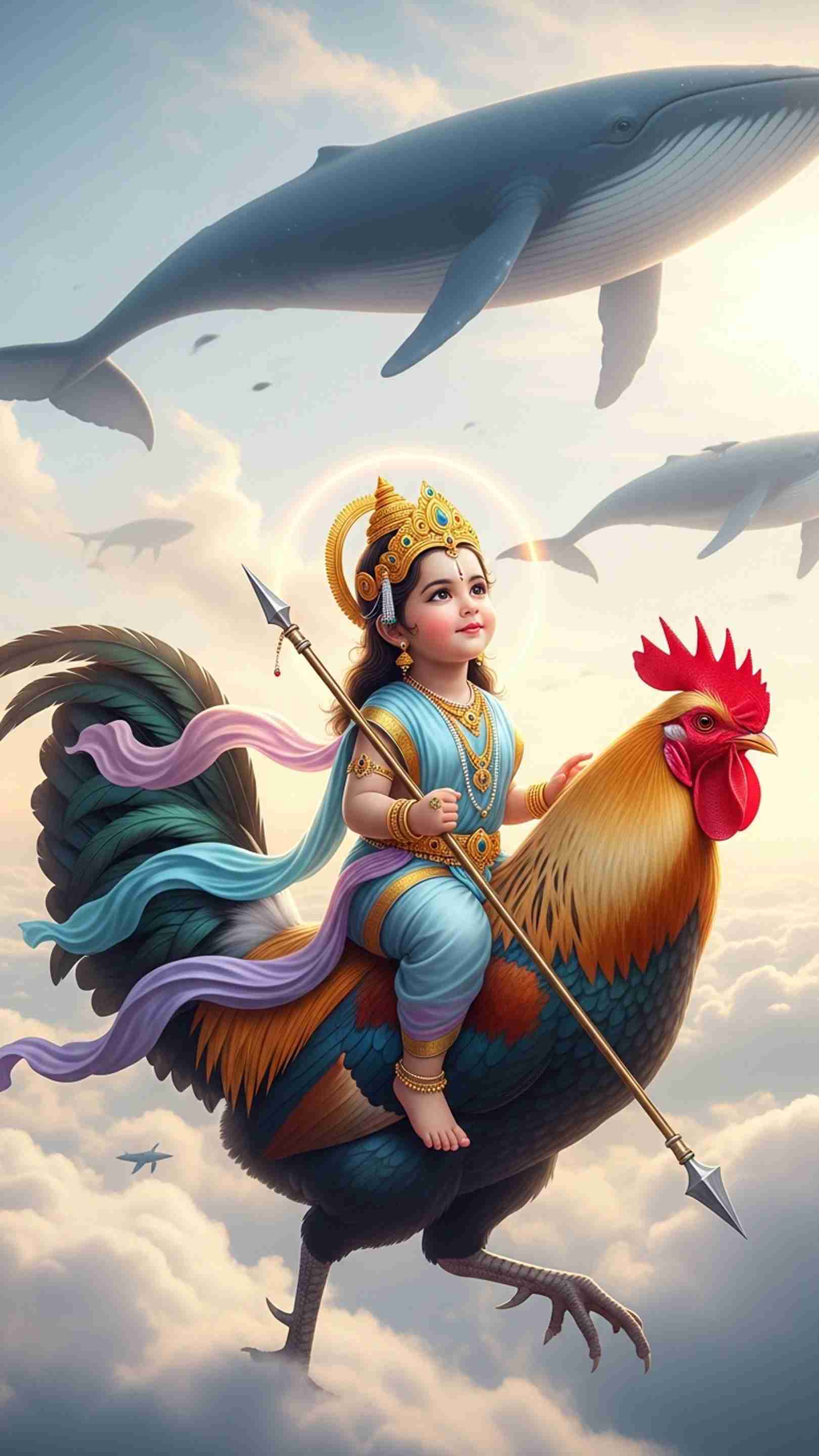 Bahuchar Maa Mobile Wallpaper
