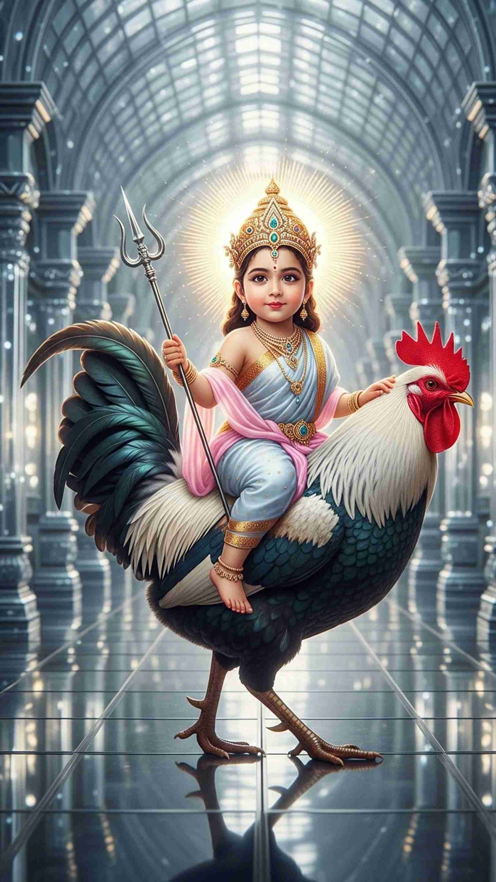 Bahuchar Maa Mobile Wallpaper