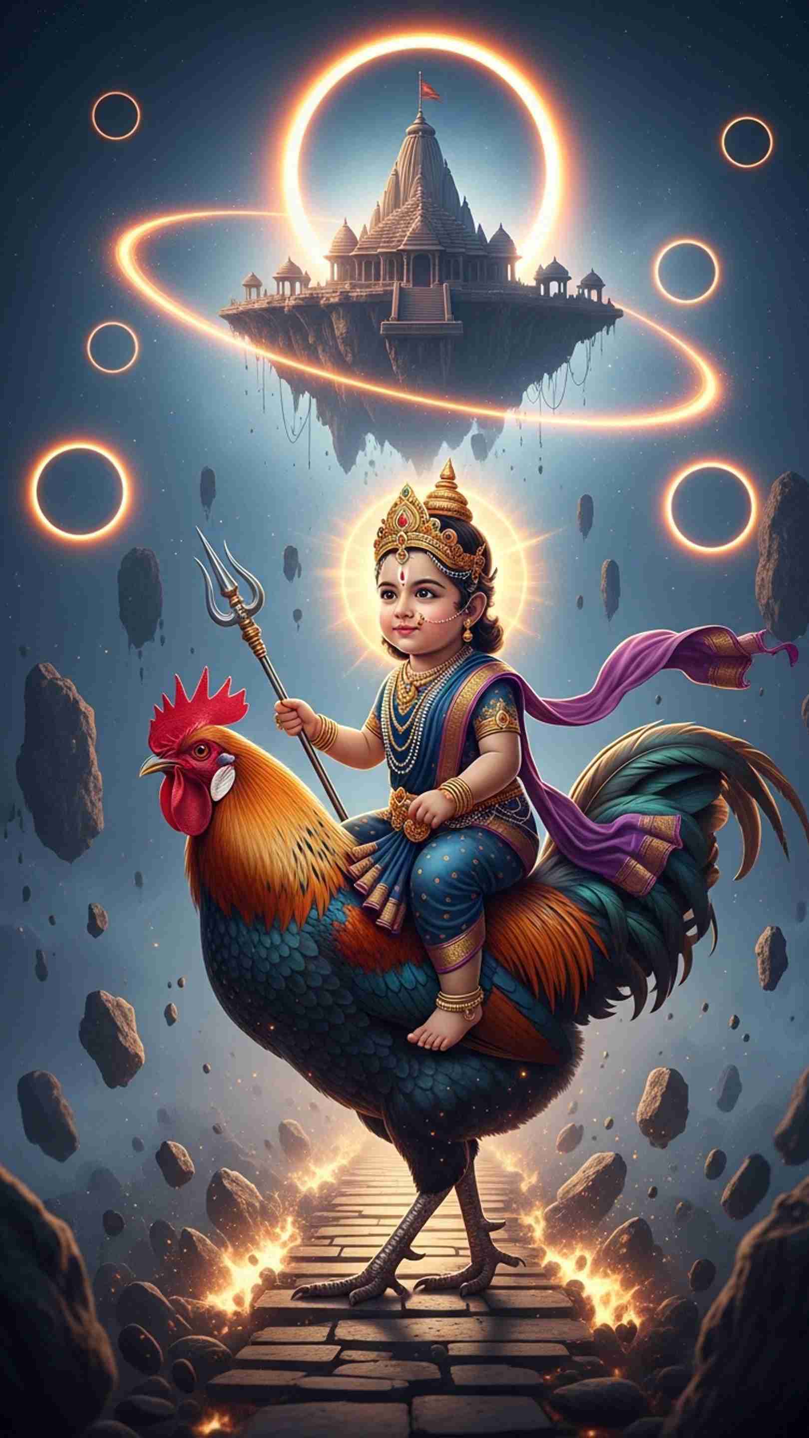 Bahuchar Maa Mobile Wallpaper