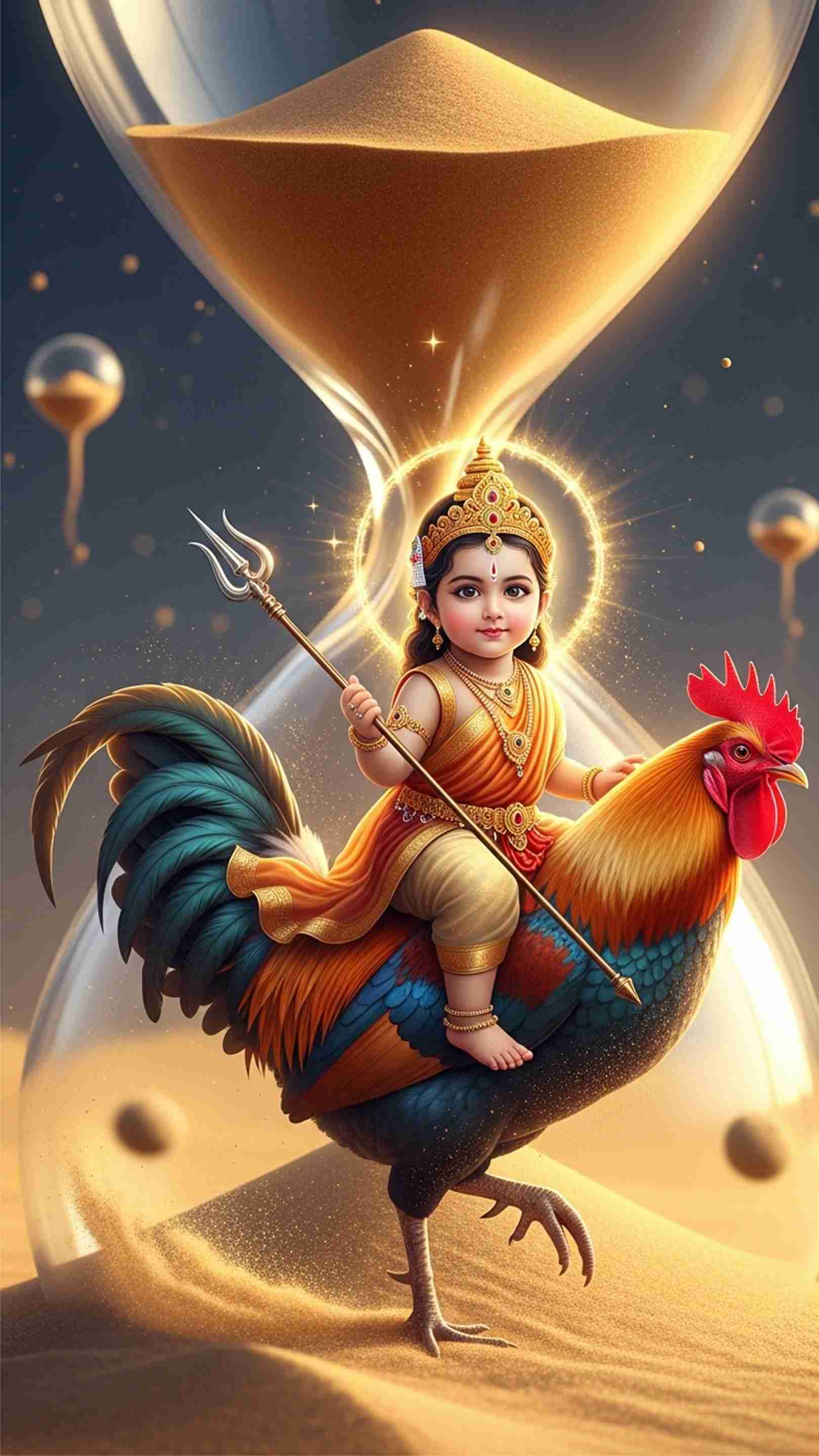 Bahuchar Maa Mobile Wallpaper