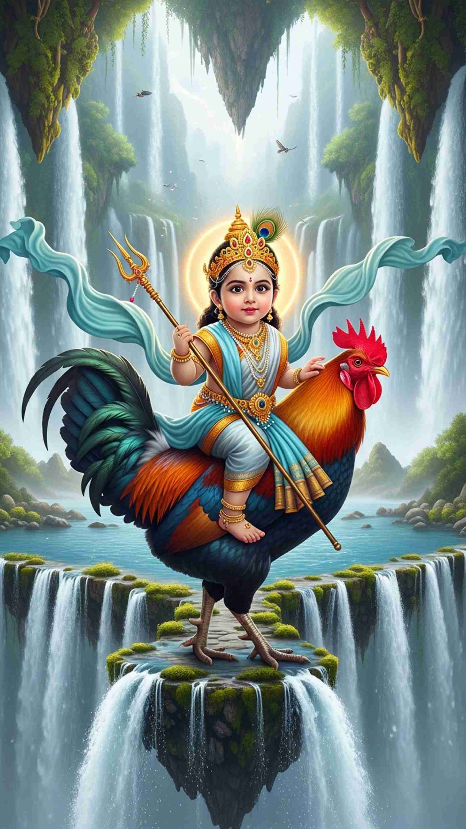 Bahuchar Maa Mobile Wallpaper