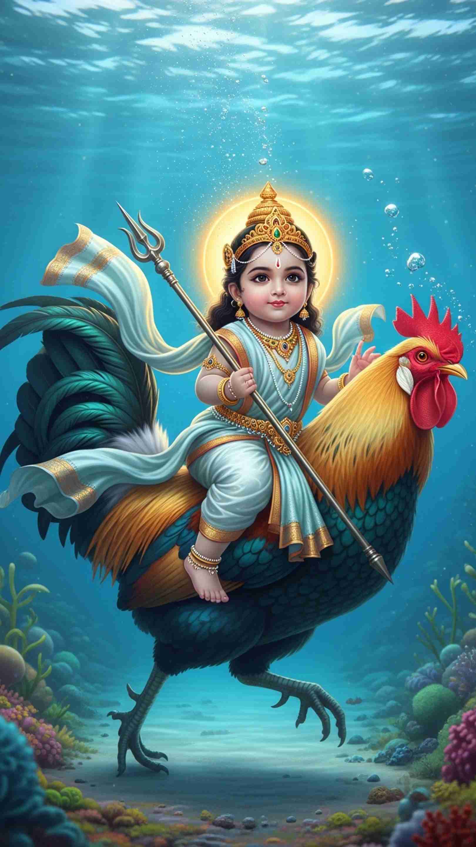 Bahuchar Maa Mobile Wallpaper