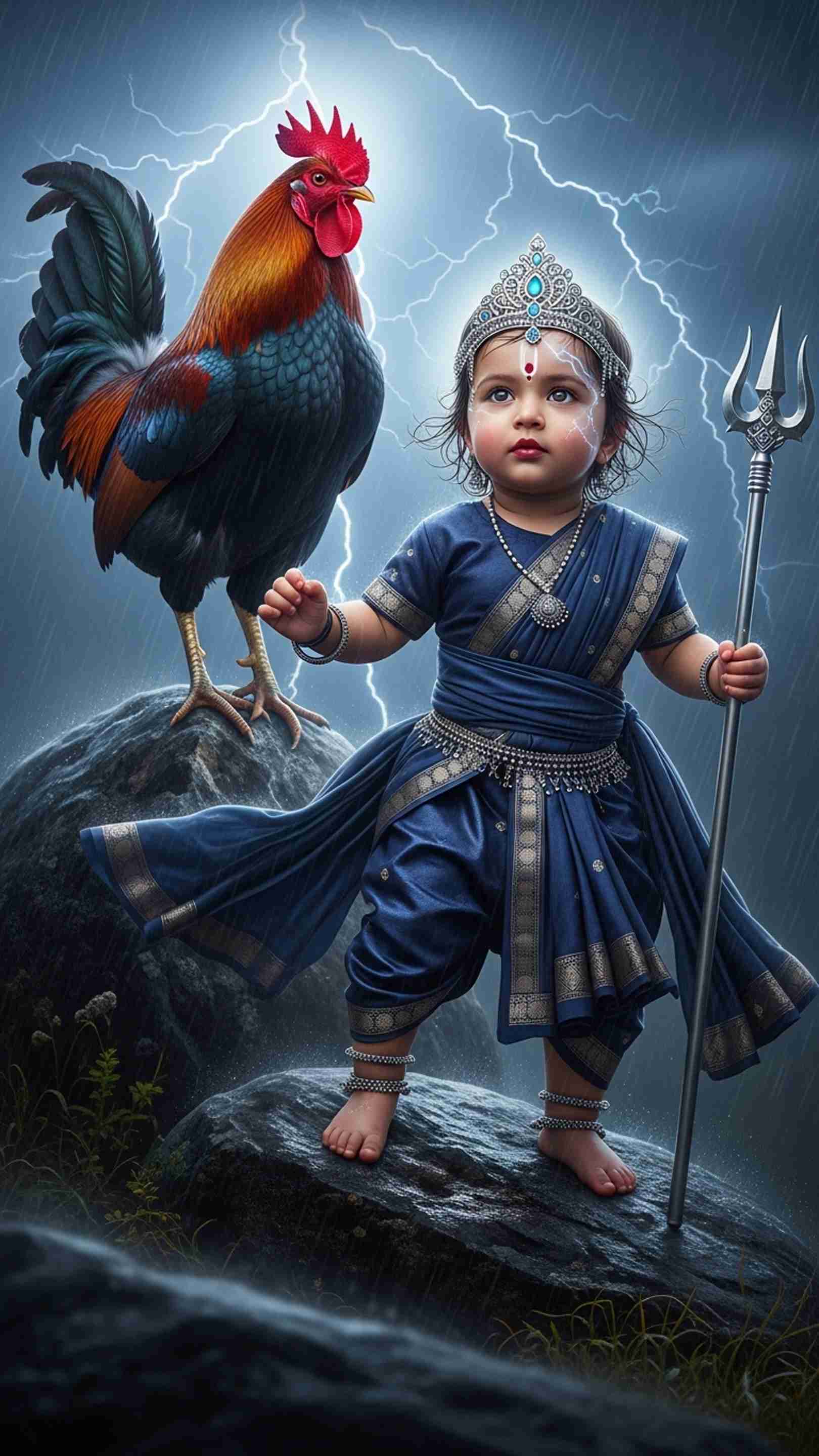 Bahuchar Maa Mobile Wallpaper