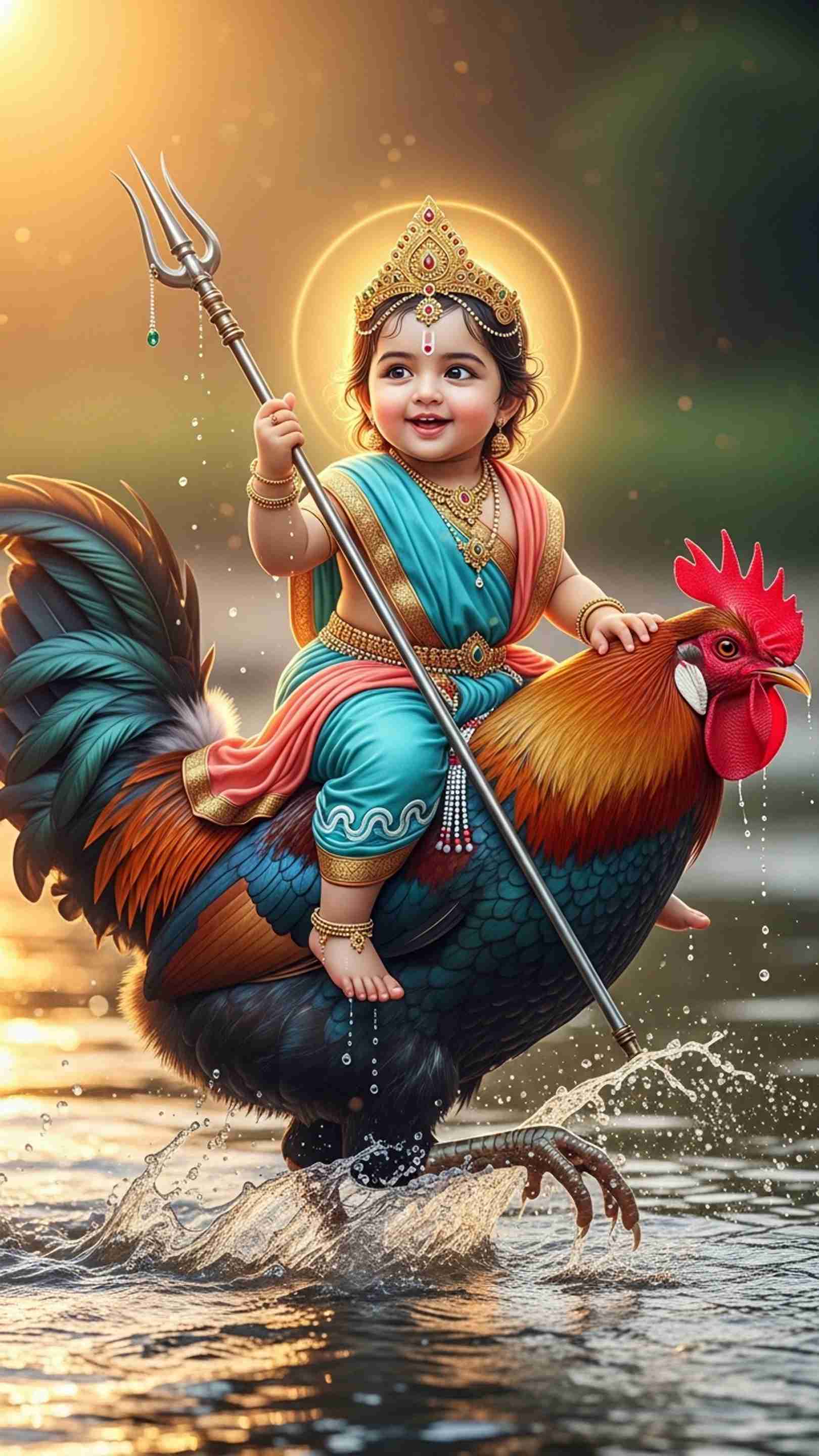Bahuchar Maa Mobile Wallpaper
