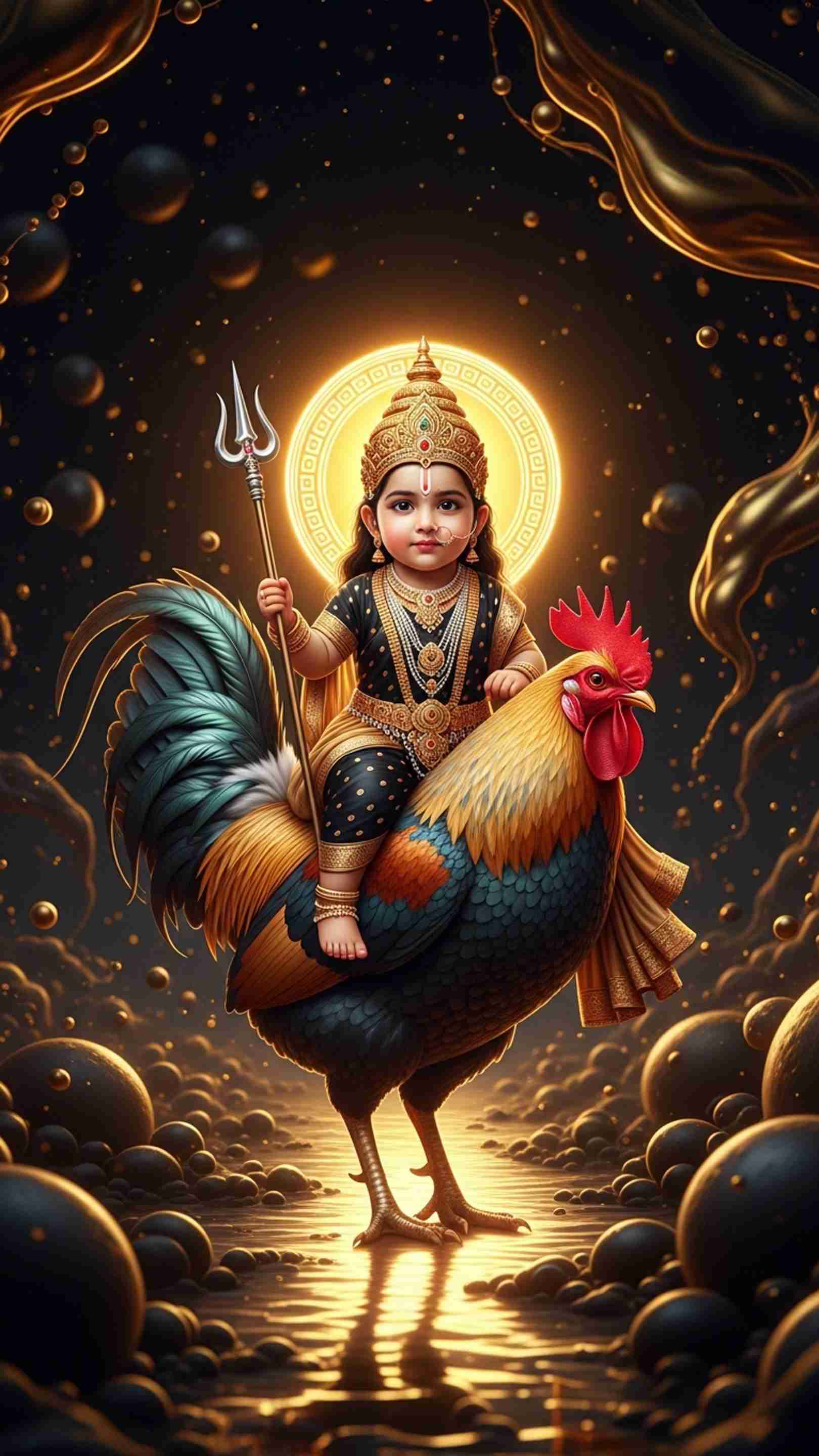 Bahuchar Maa Mobile Wallpaper