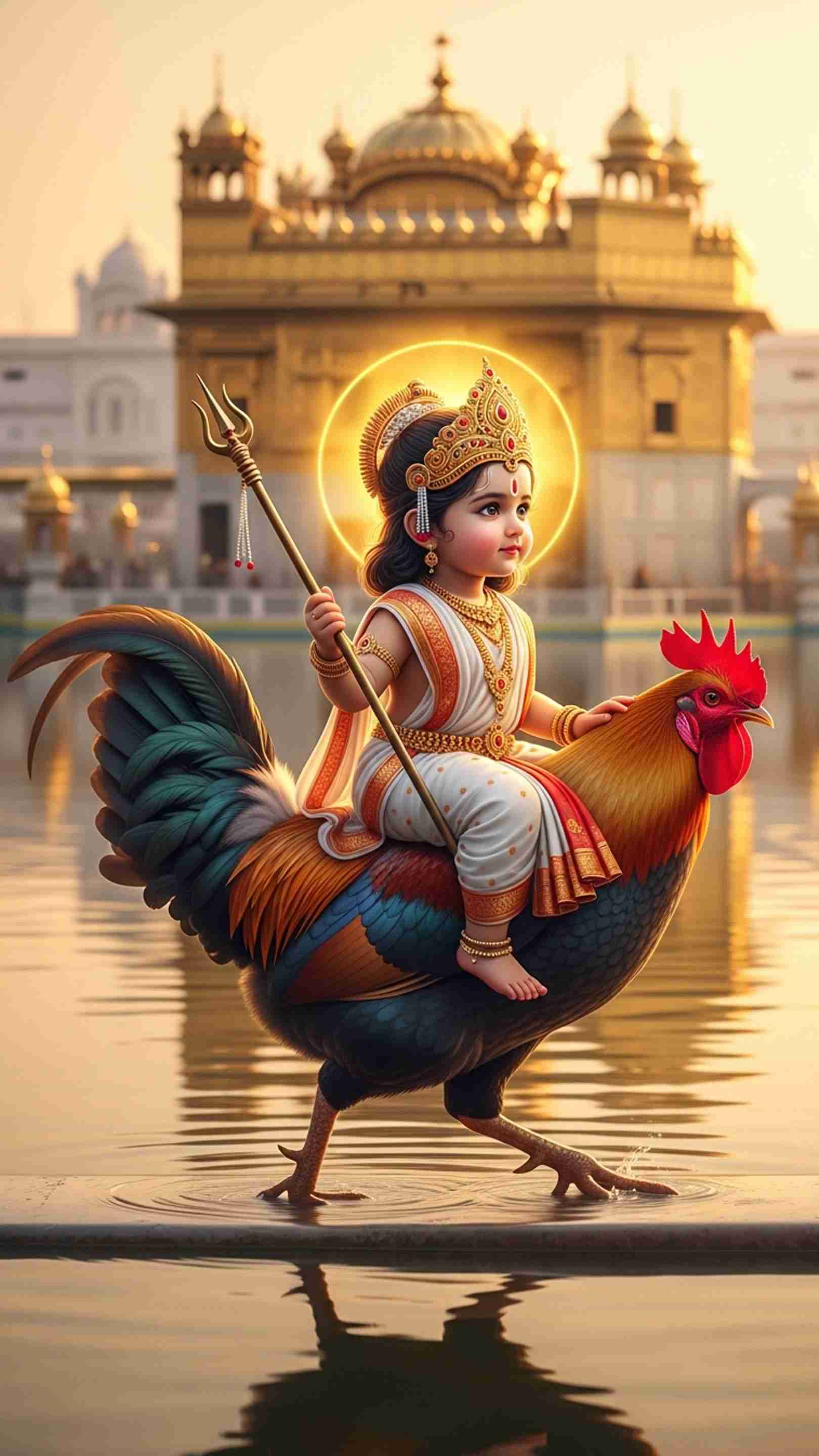 Bahuchar Maa Mobile Wallpaper