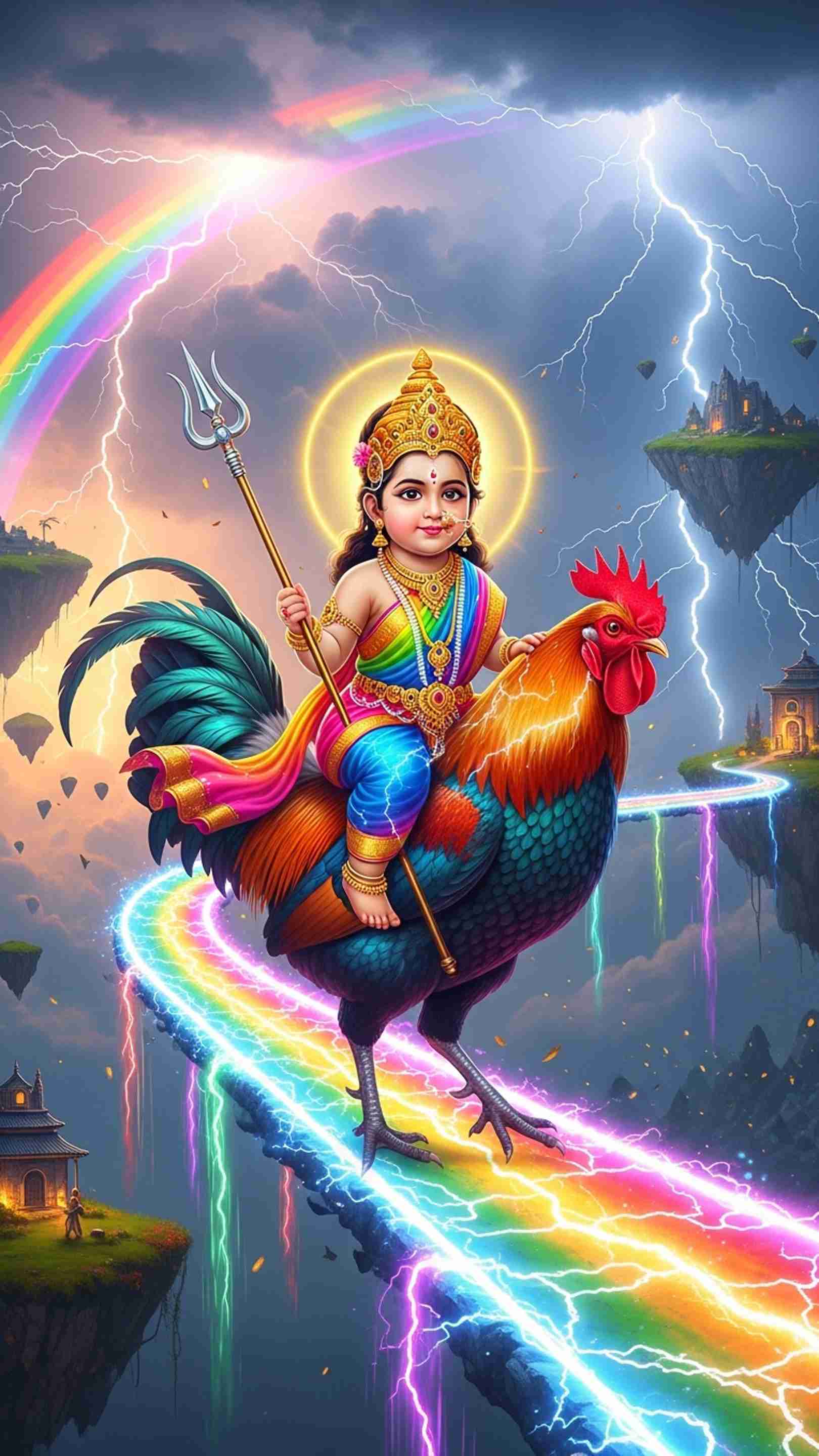 Bahuchar Maa Mobile Wallpaper