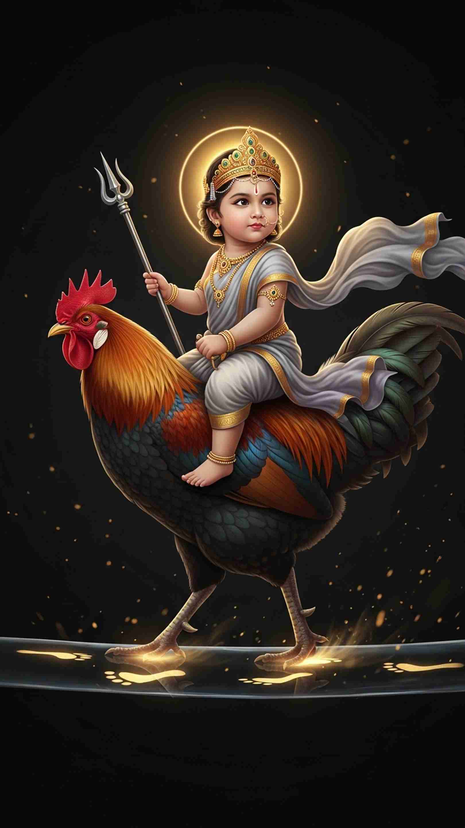 Bahuchar Maa Mobile Wallpaper