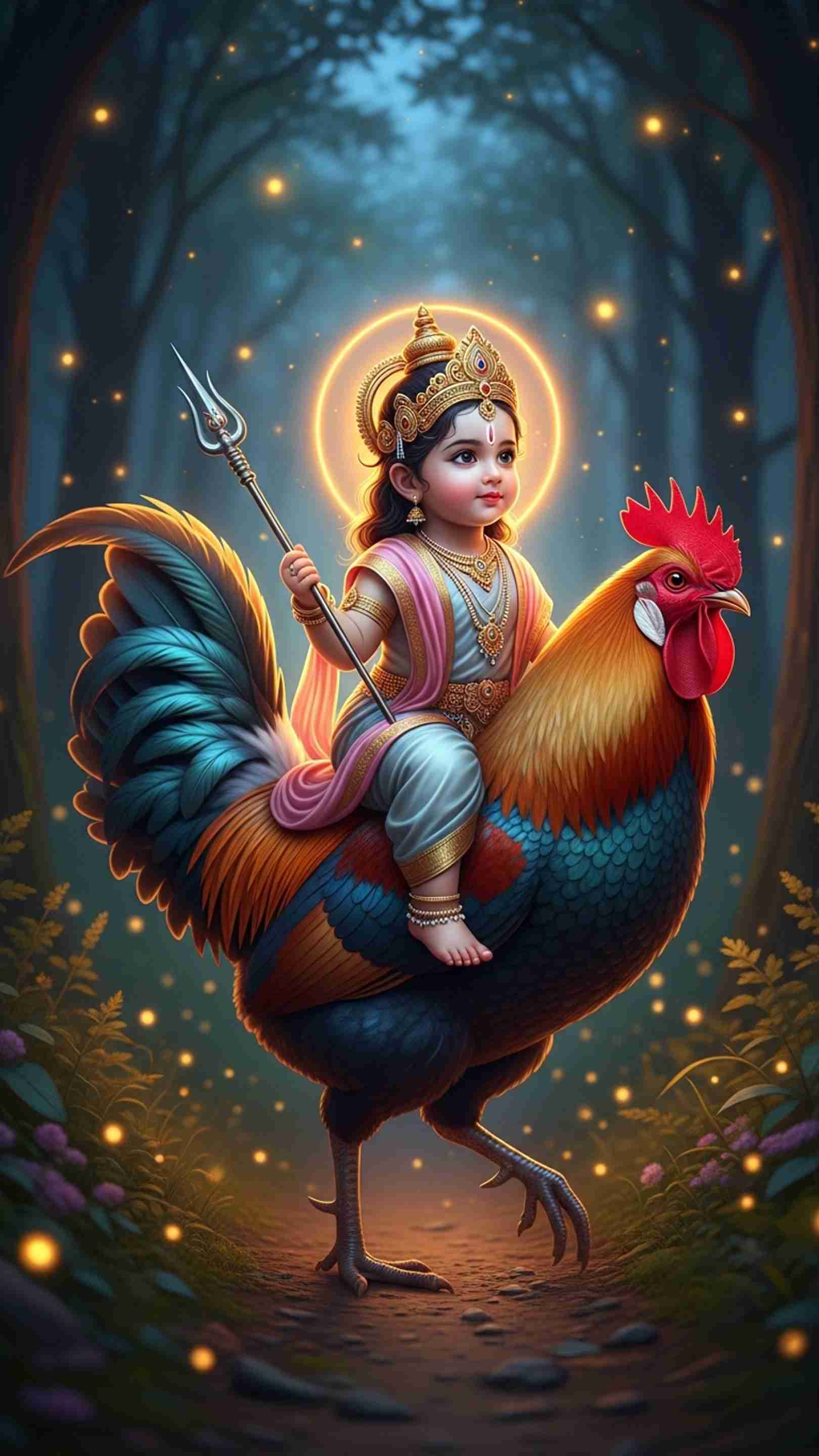 Bahuchar Maa Mobile Wallpaper
