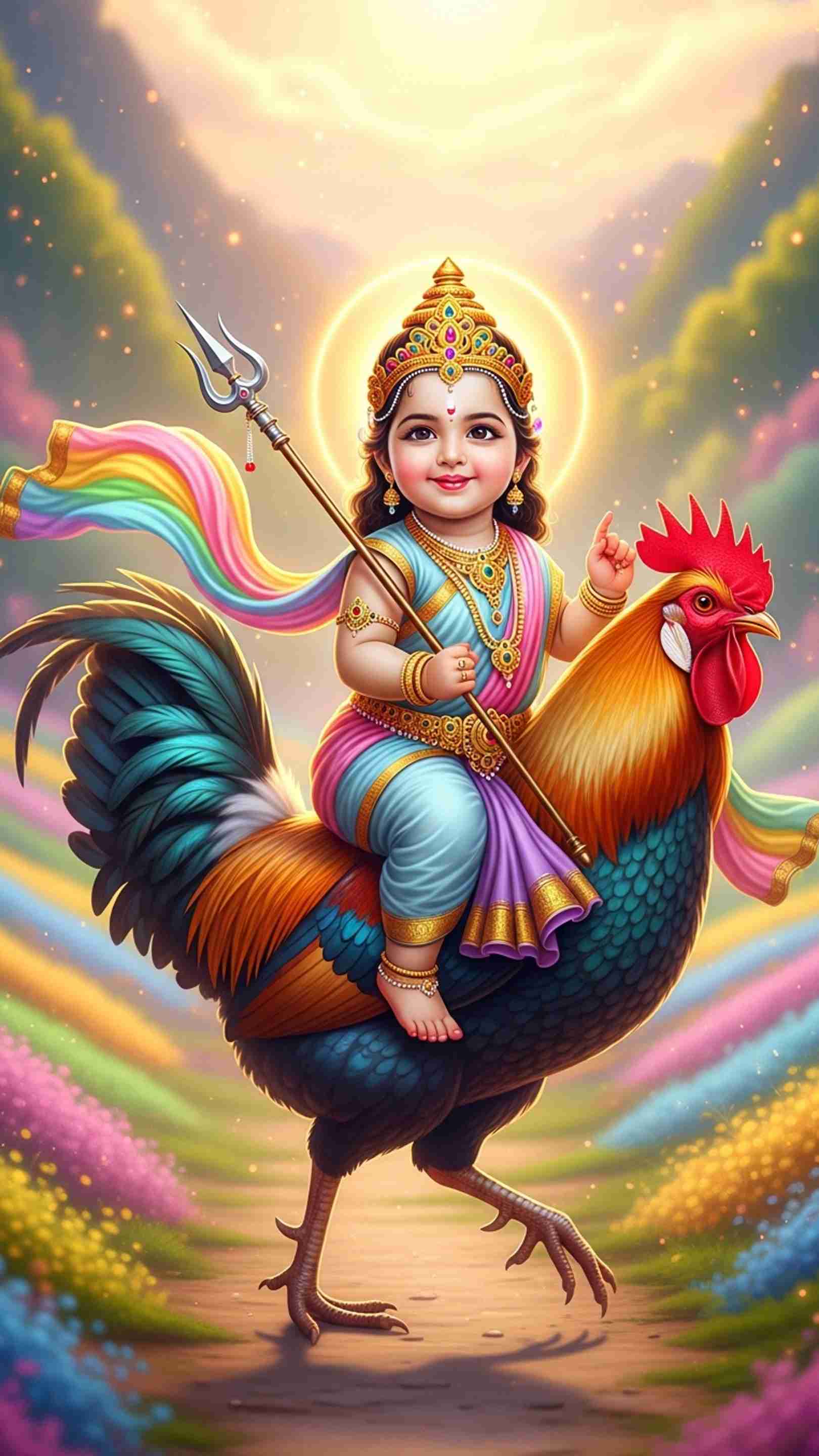 Bahuchar Maa Mobile Wallpaper