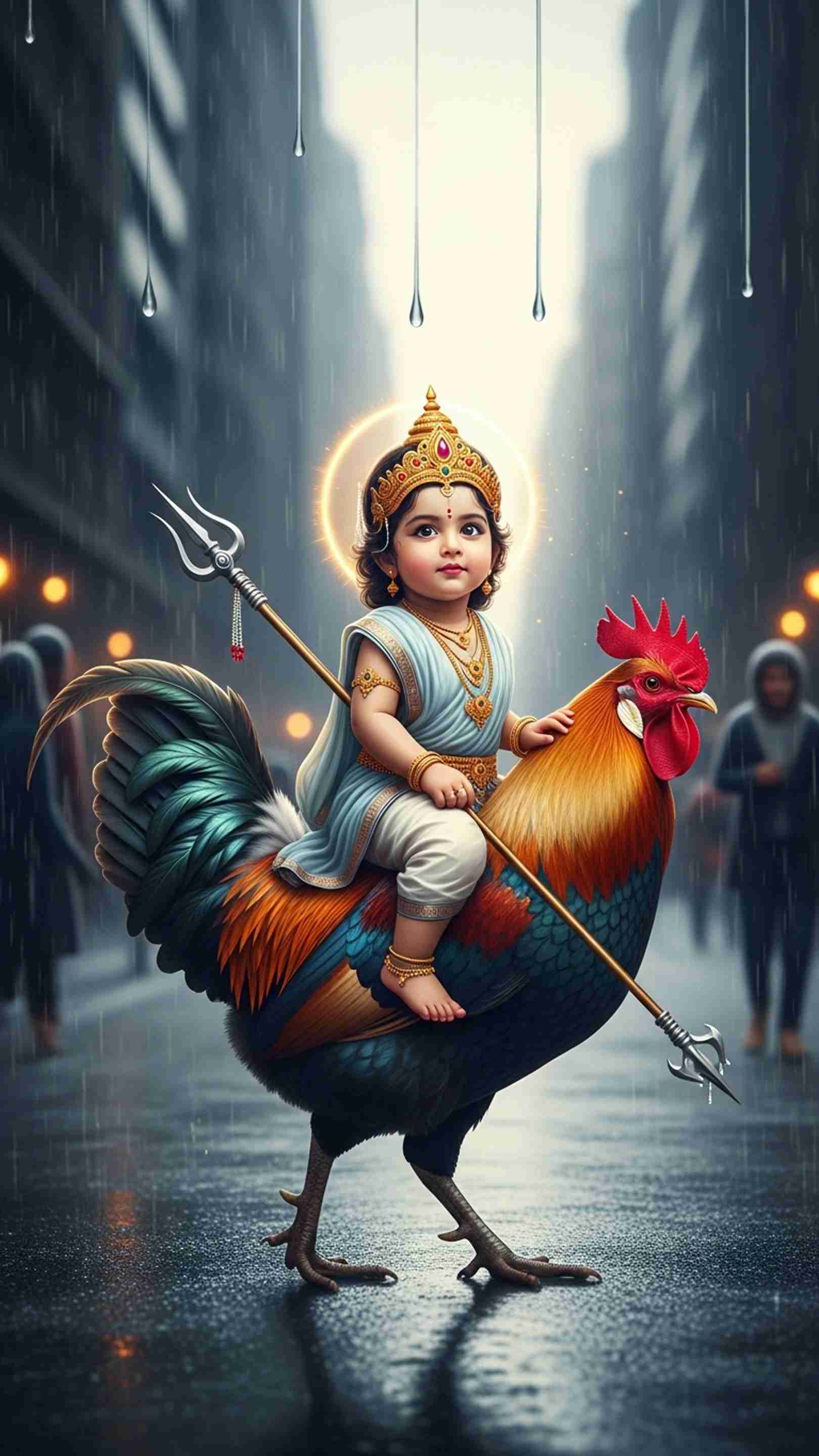Bahuchar Maa Mobile Wallpaper