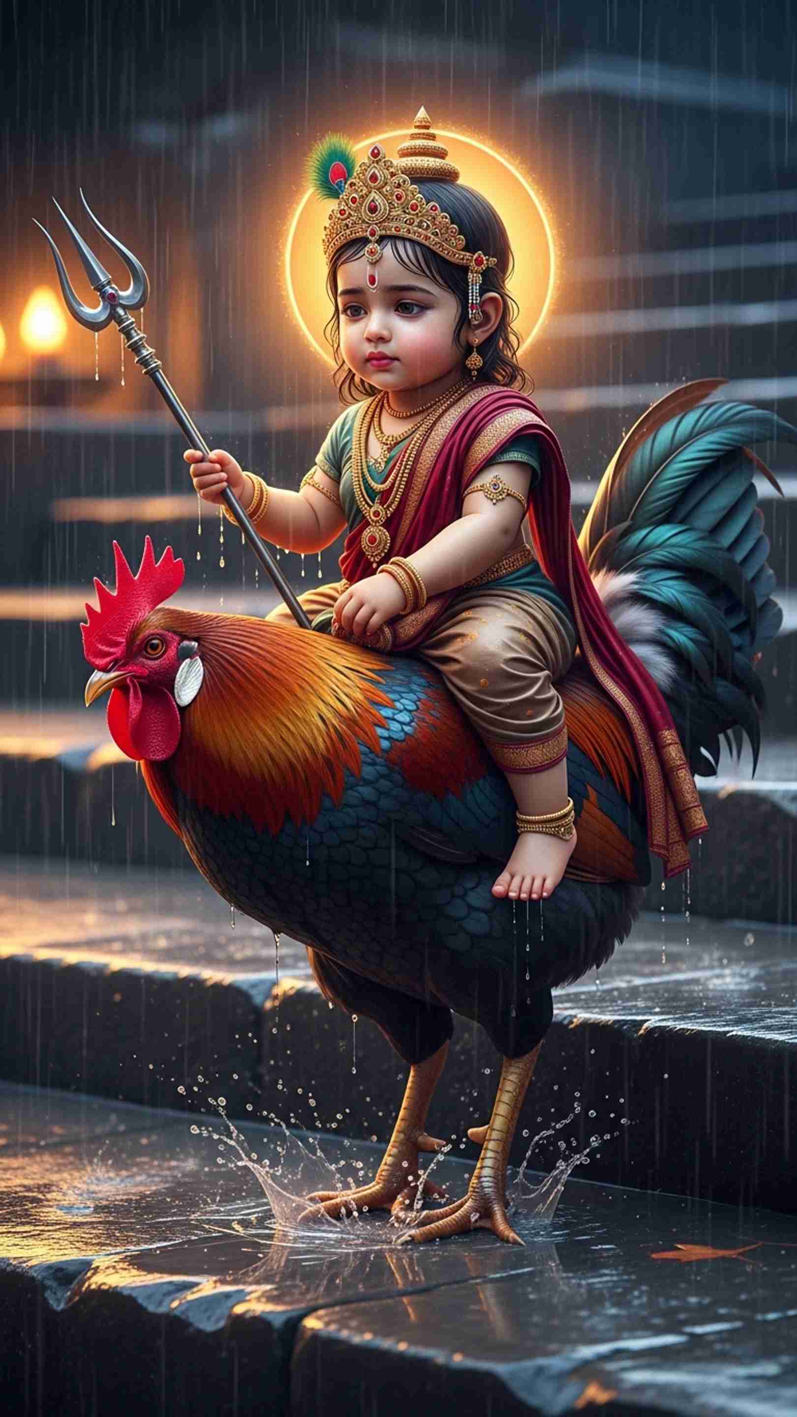 Bahuchar Maa Mobile Wallpaper
