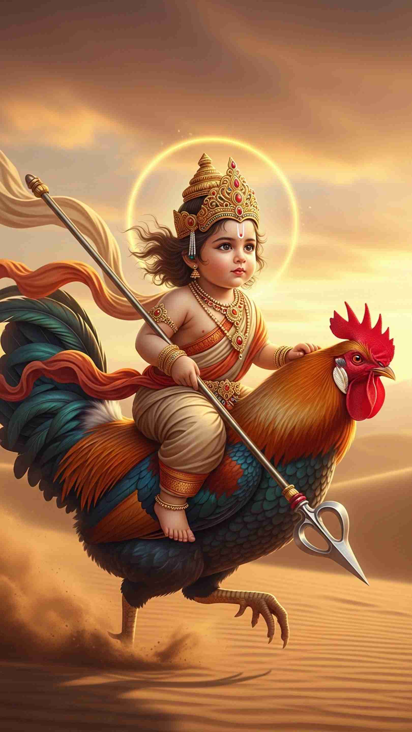 Bahuchar Maa Mobile Wallpaper