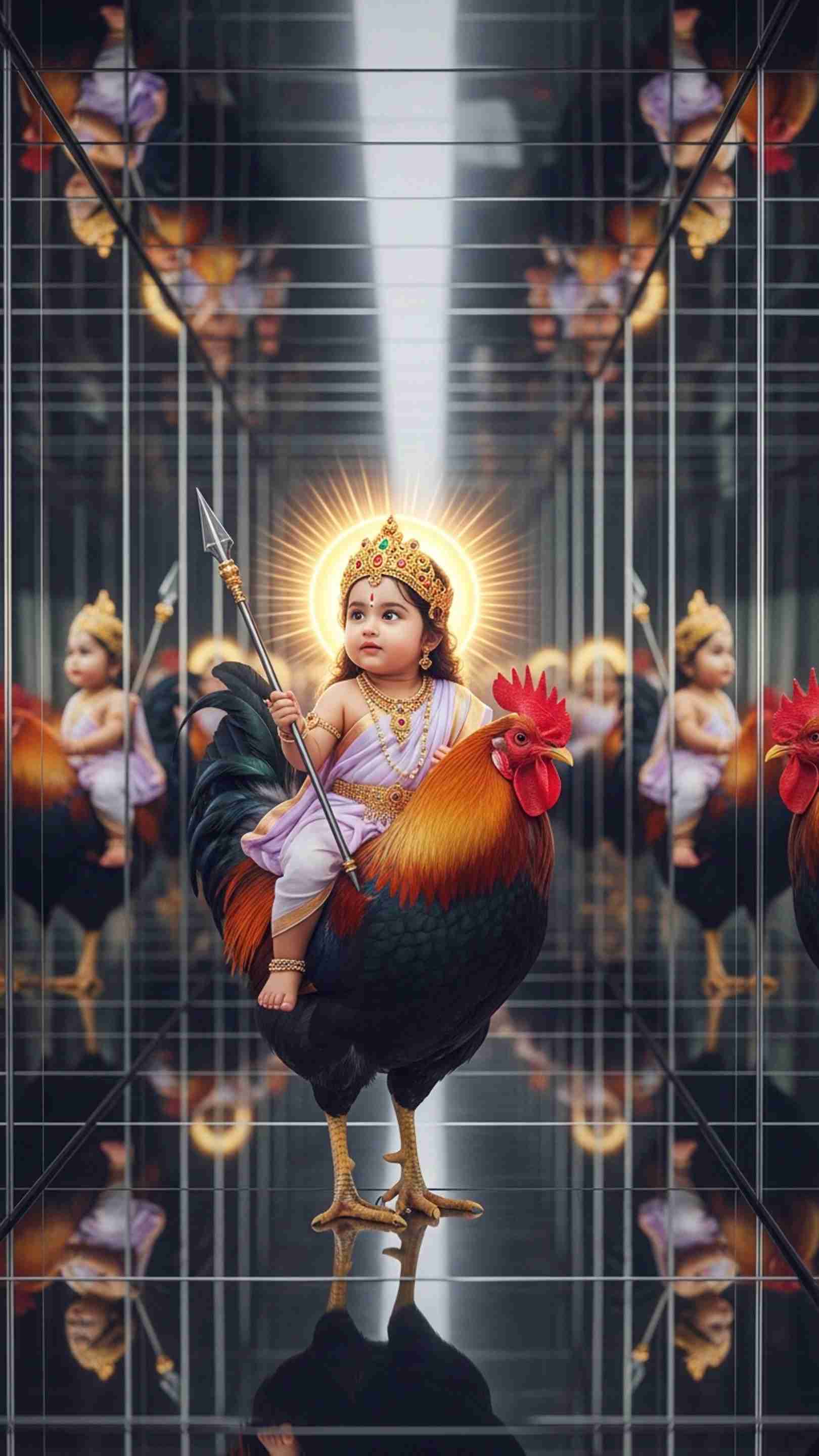 Bahuchar Maa Mobile Wallpaper