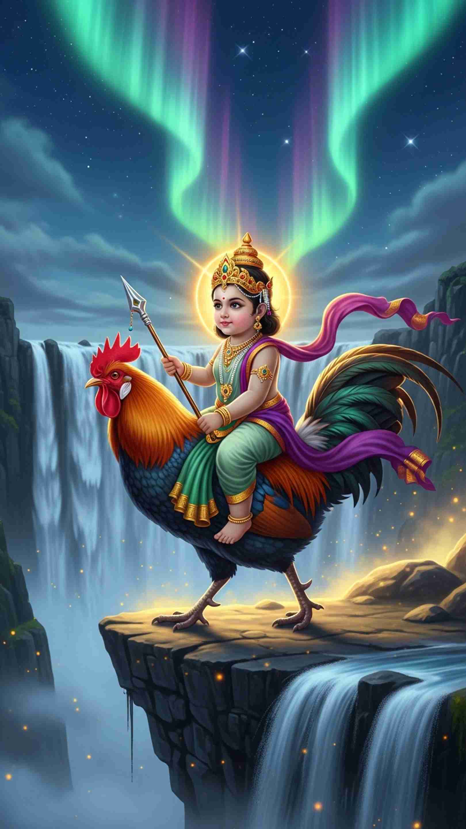Bahuchar Maa Mobile Wallpaper
