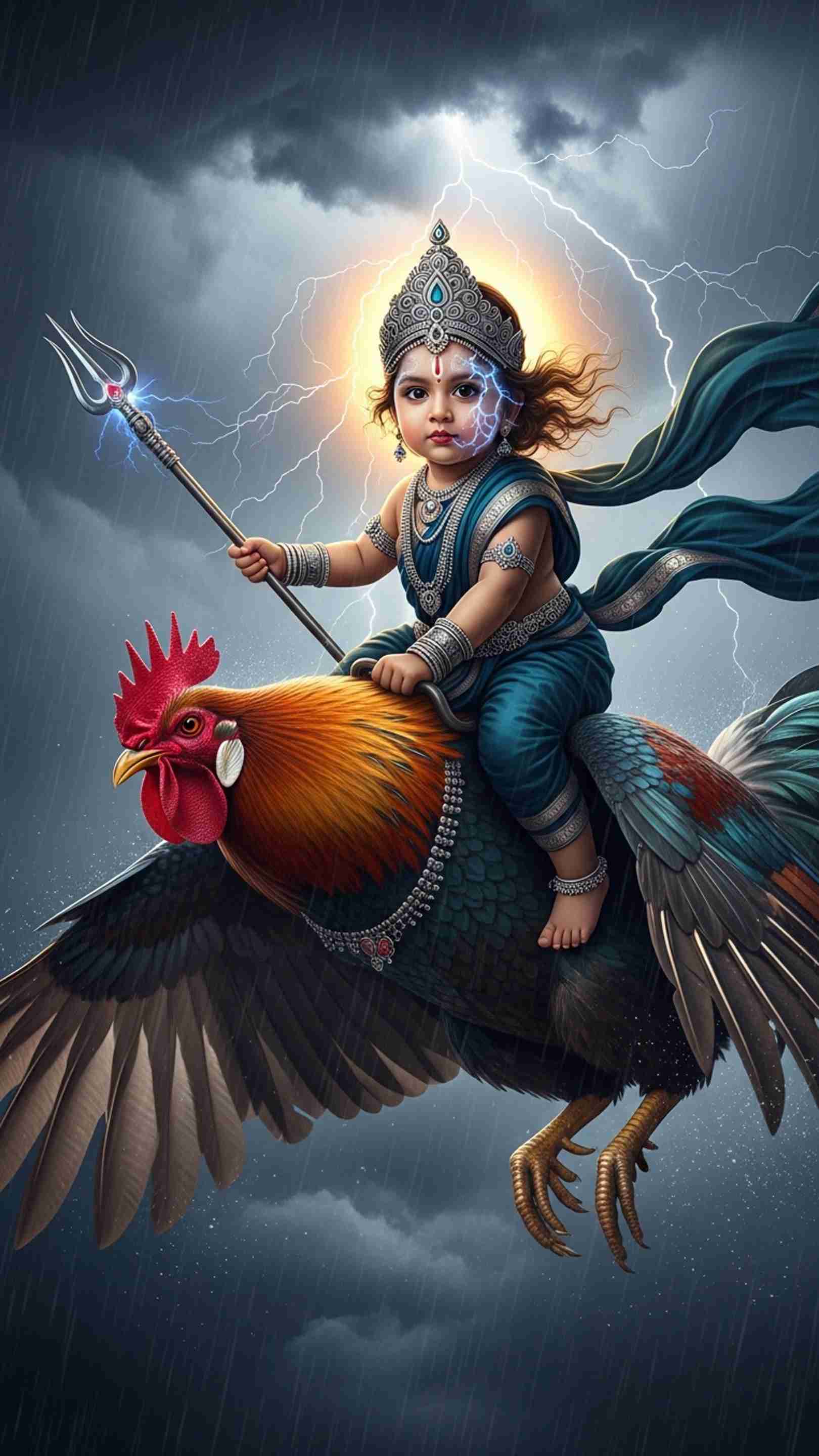 Bahuchar Maa Mobile Wallpaper