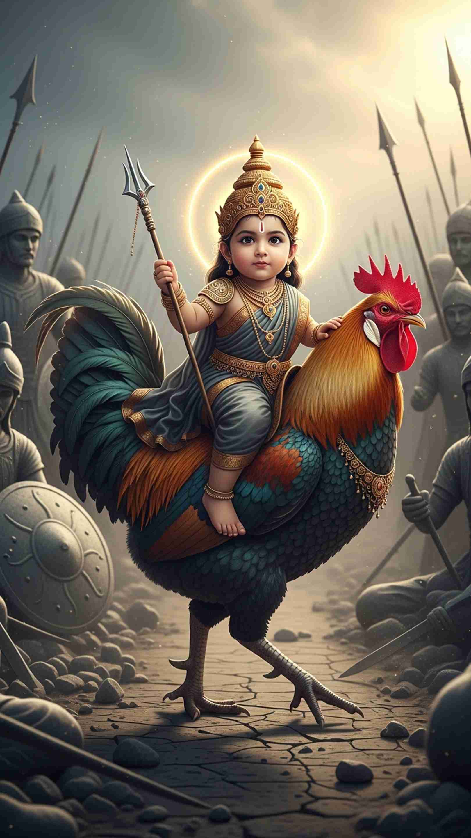 Bahuchar Maa Mobile Wallpaper