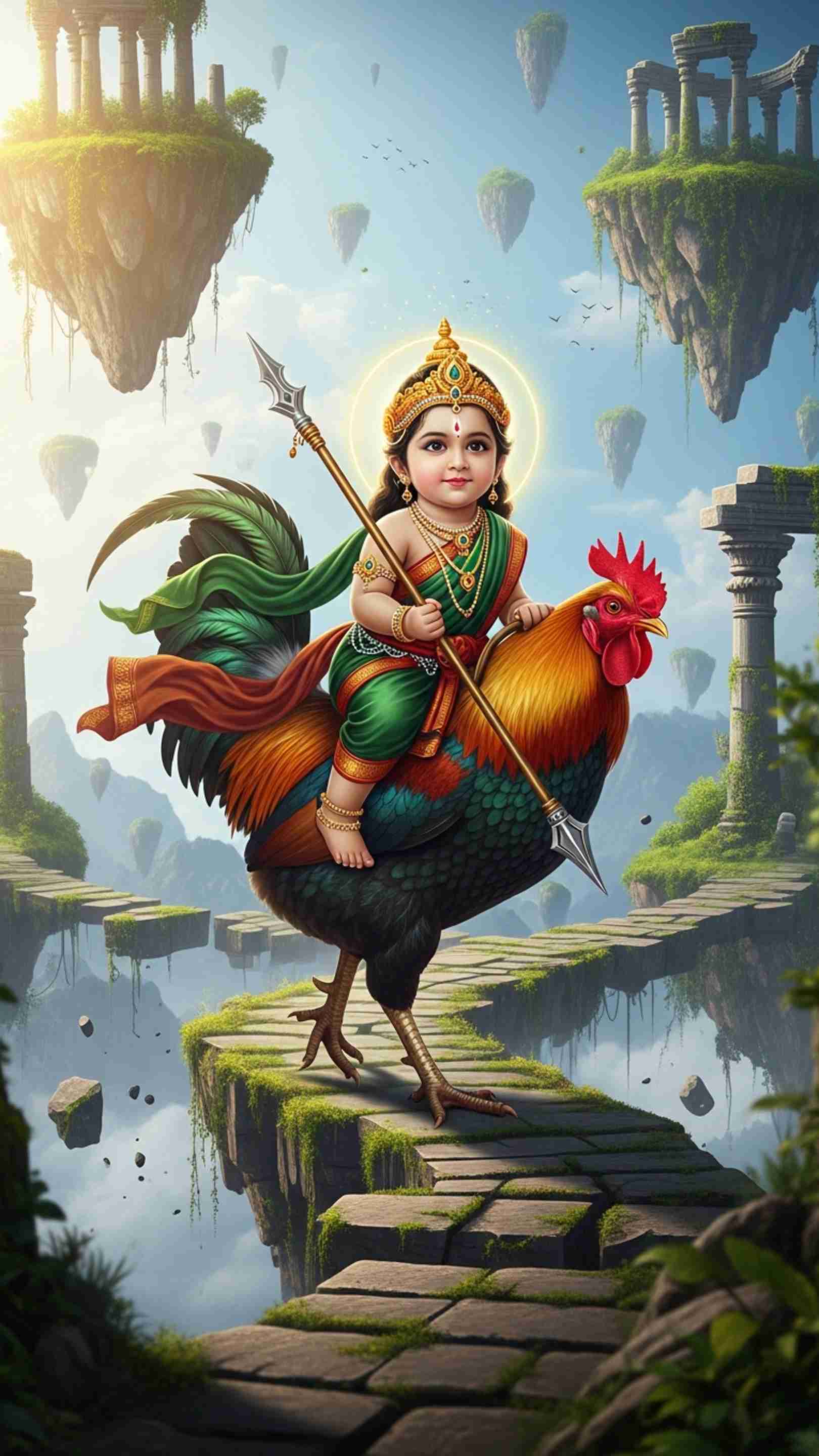 Bahuchar Maa Mobile Wallpaper