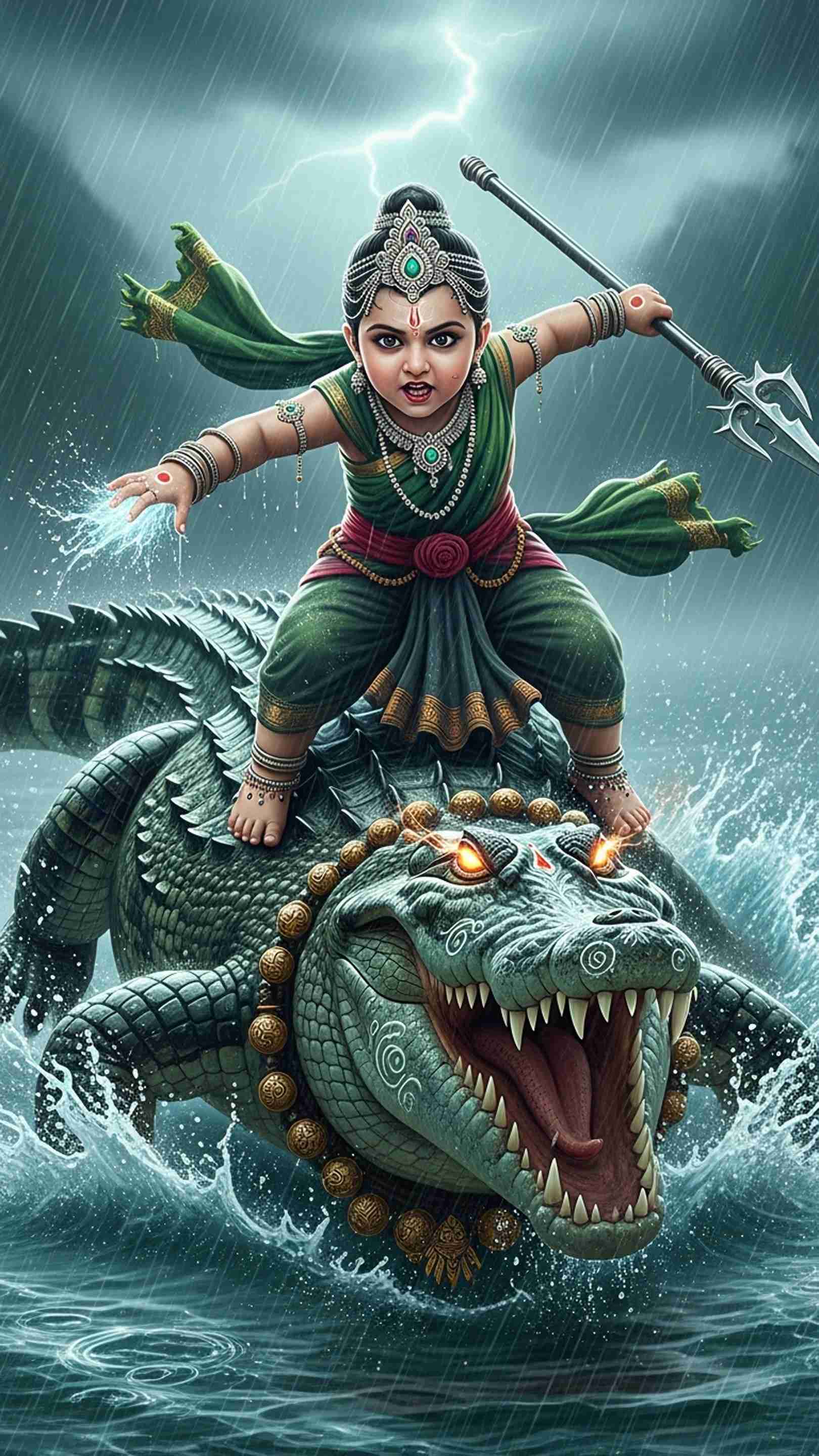 Khodiyar Maa Mobile Wallpaper