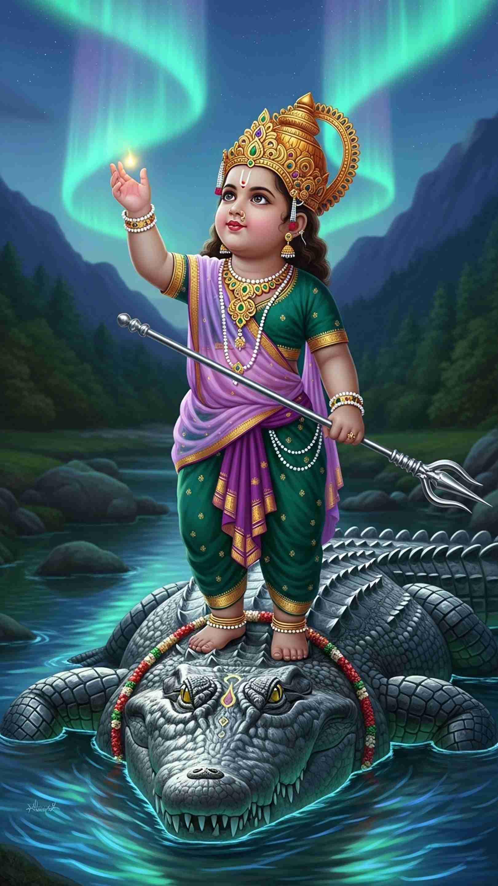 Khodiyar Maa Mobile Wallpaper