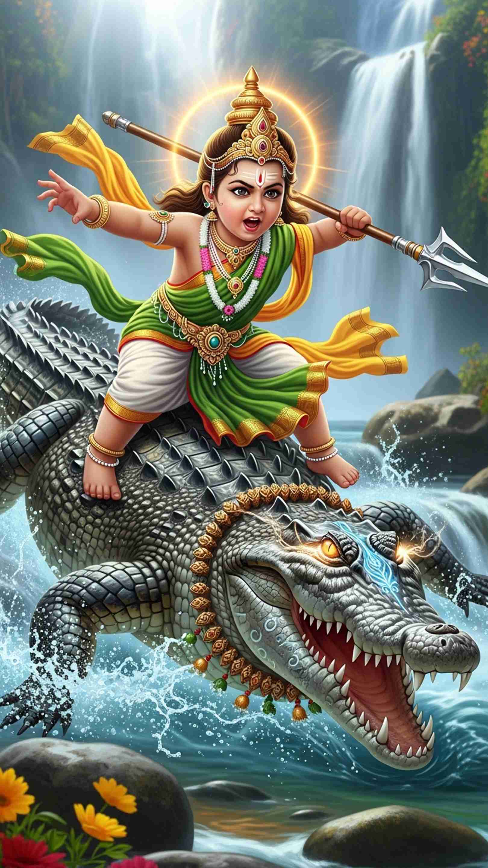 Khodiyar Maa Mobile Wallpaper