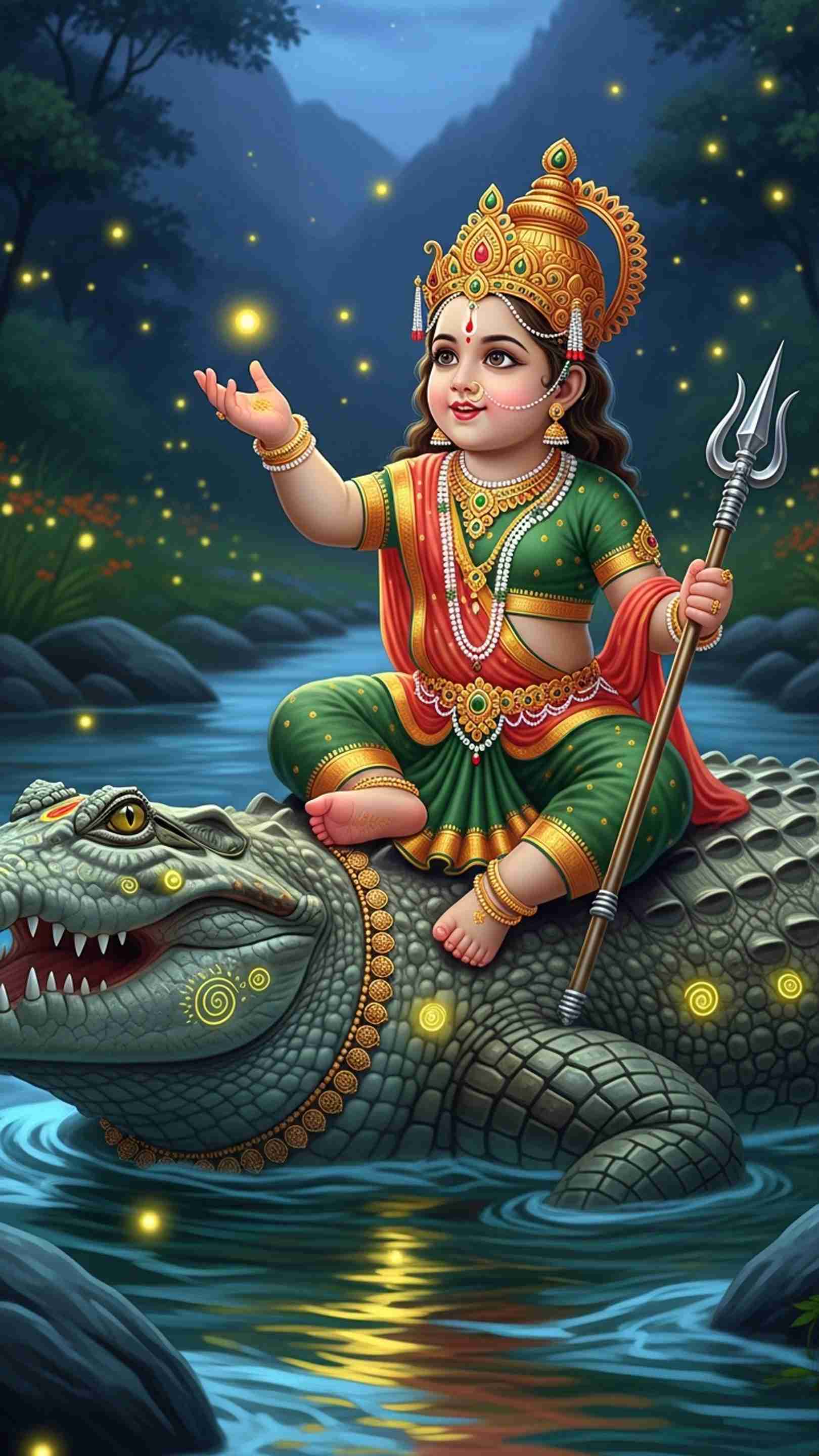 Khodiyar Maa Mobile Wallpaper