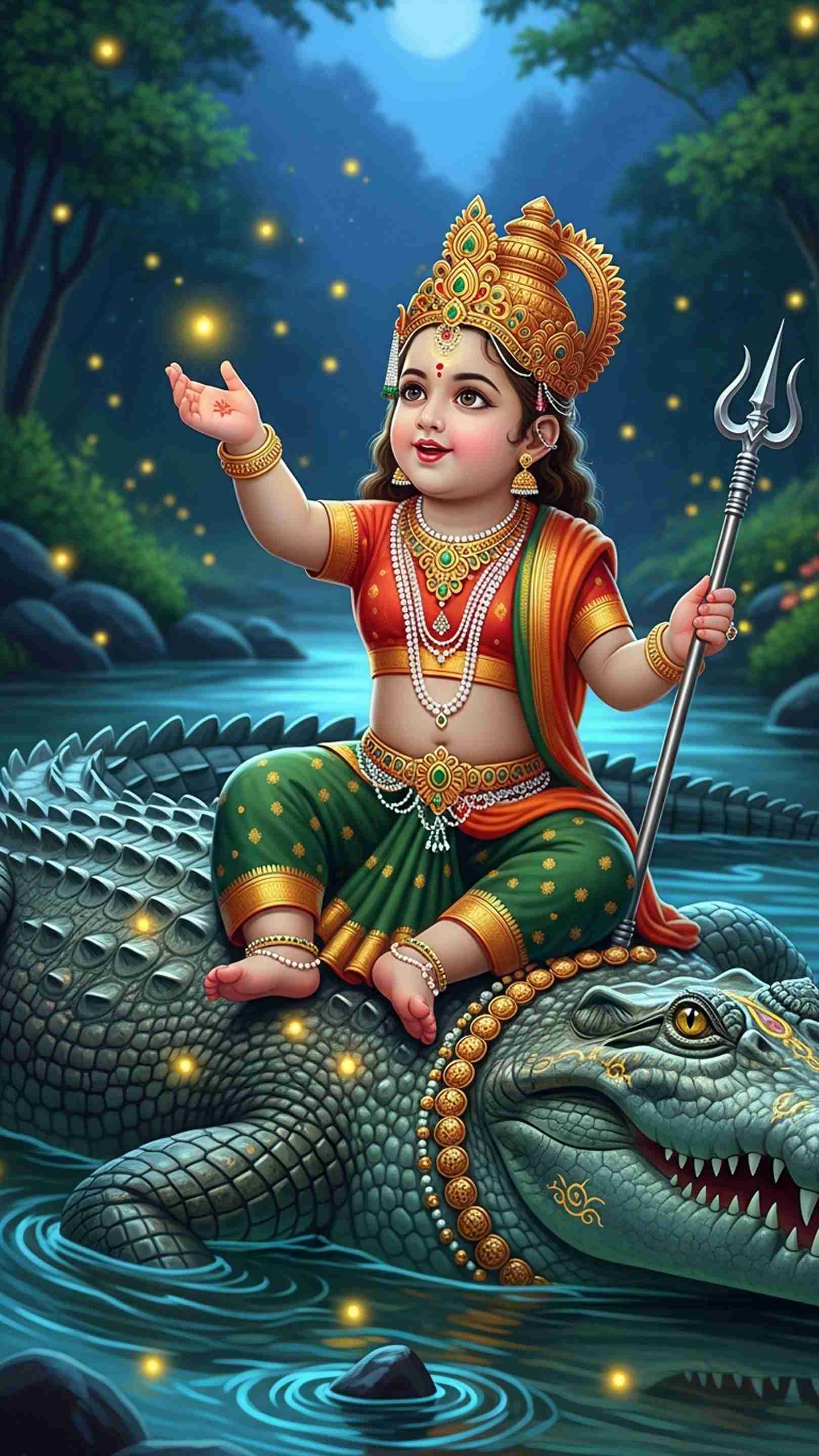 Khodiyar Maa Mobile Wallpaper