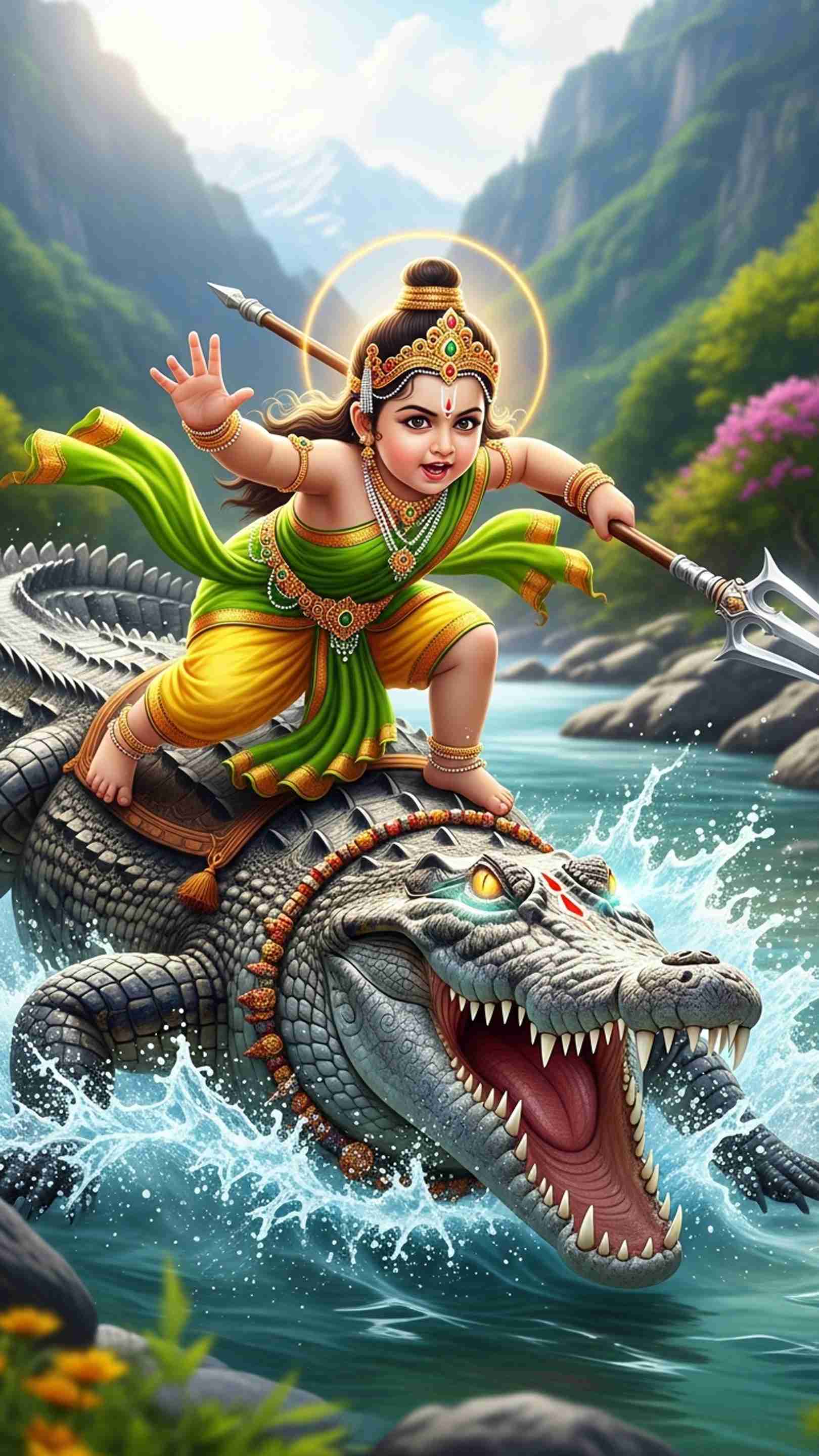 Khodiyar Maa Mobile Wallpaper
