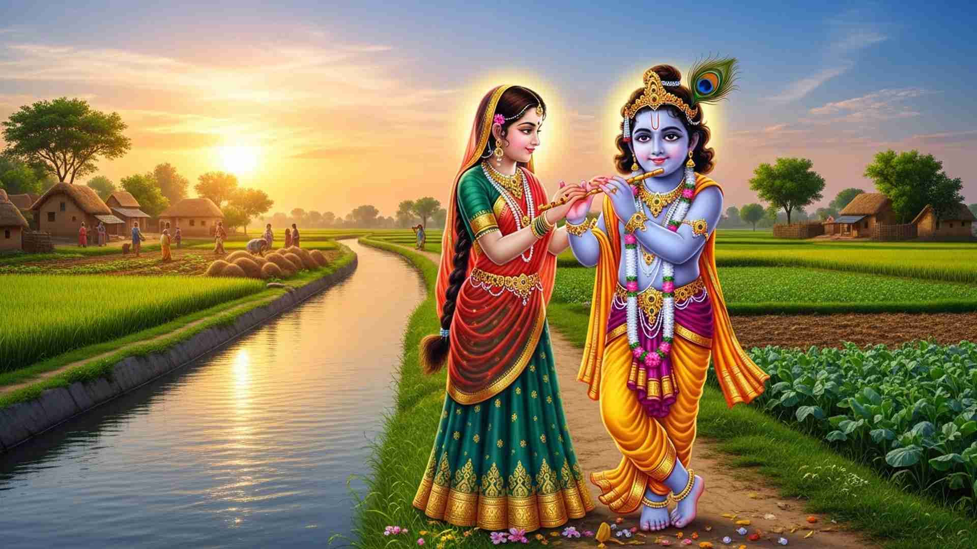 Radha Krishna Desktop Wallpaper