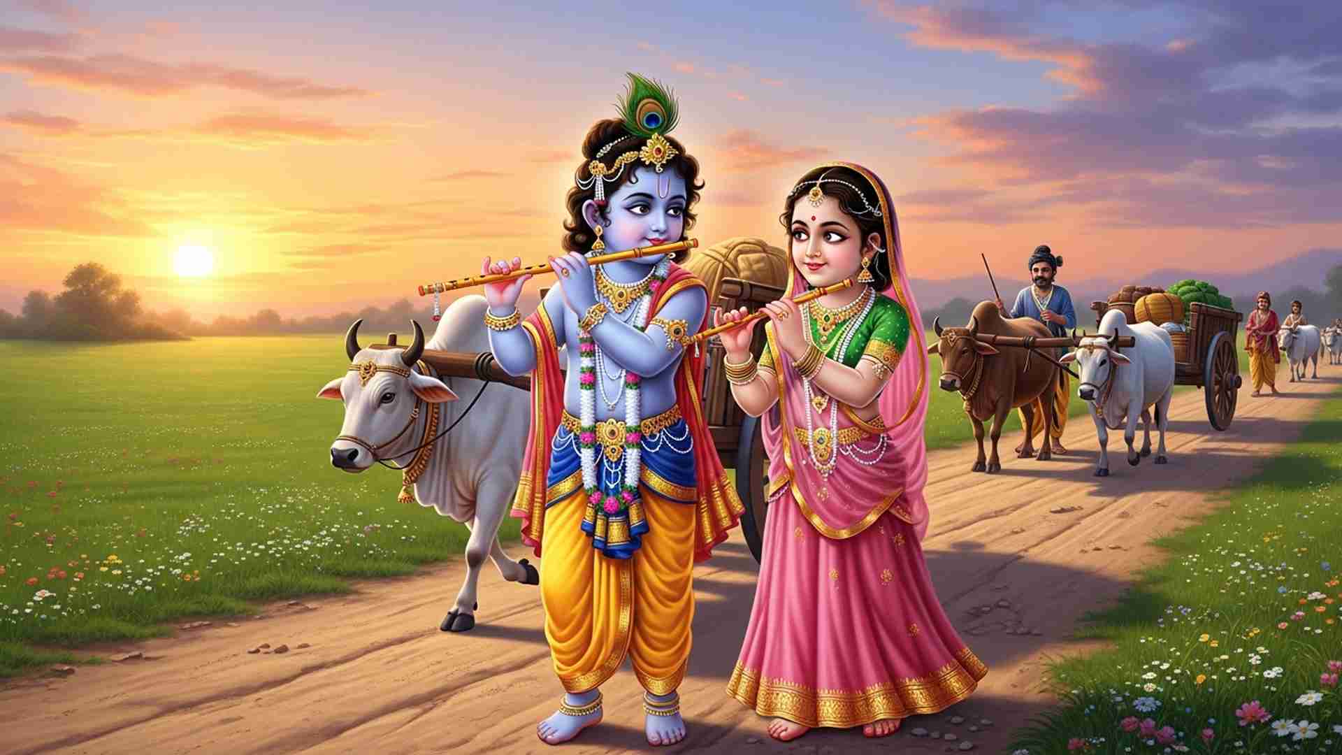 Radha Krishna Desktop Wallpaper