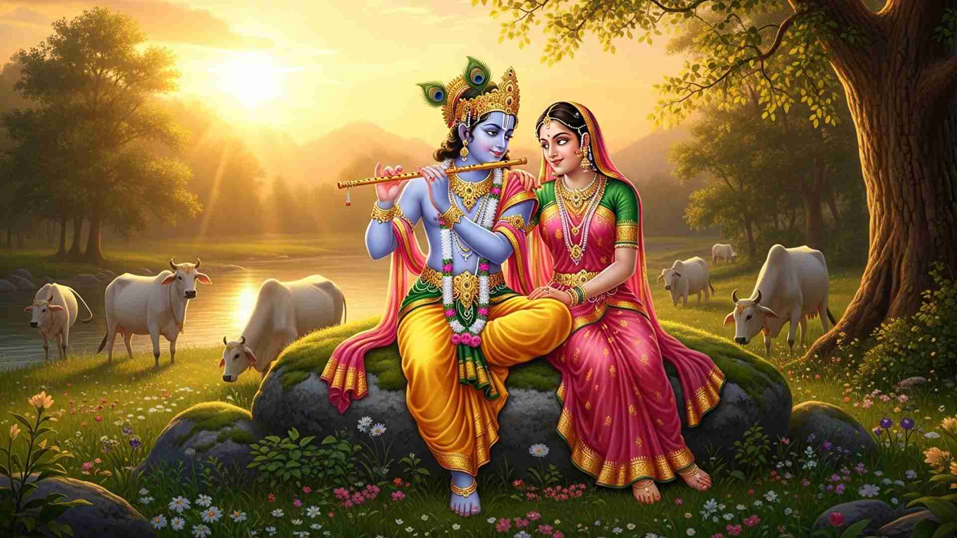 Radha Krishna Desktop Wallpaper